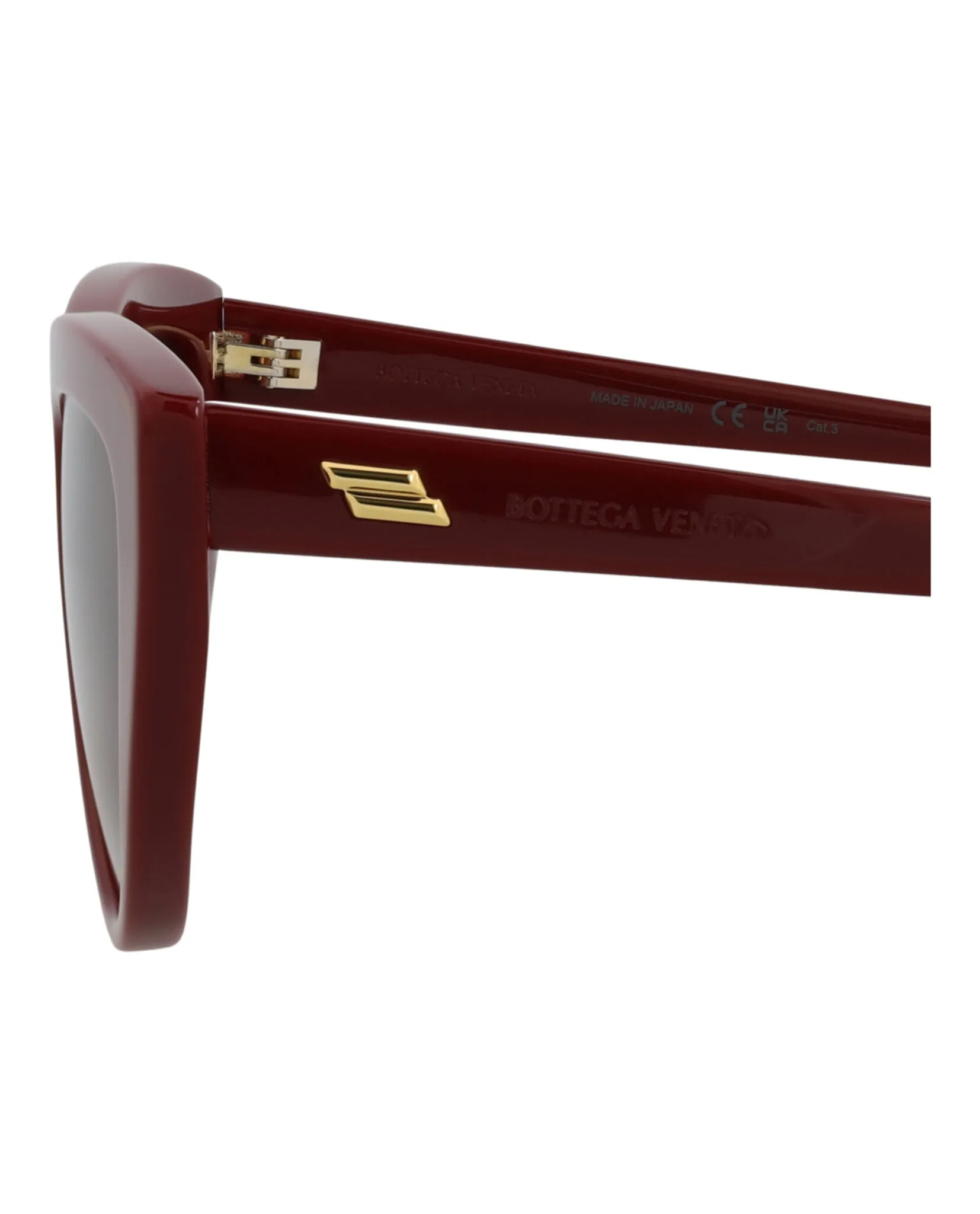 Bottega Veneta BV 1018S 30008309 004 Cat-Eye Plastic Red Sunglasses with Red Lens sold by Gaffos product image thumbnail 4