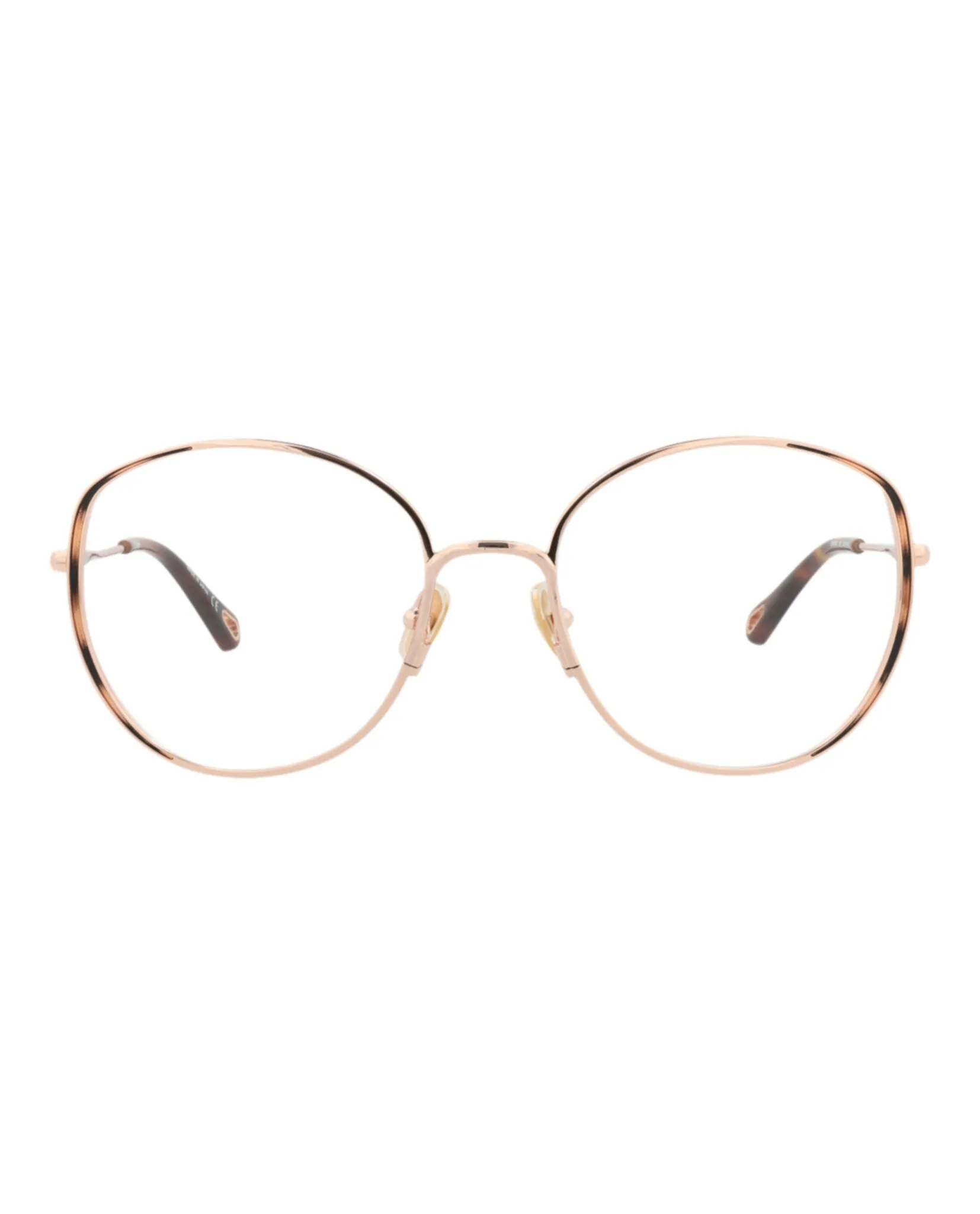 Chloé CH 0039O 30009848 002 Round Metal Gold Optical Frames with Transparent Lens sold by Gaffos