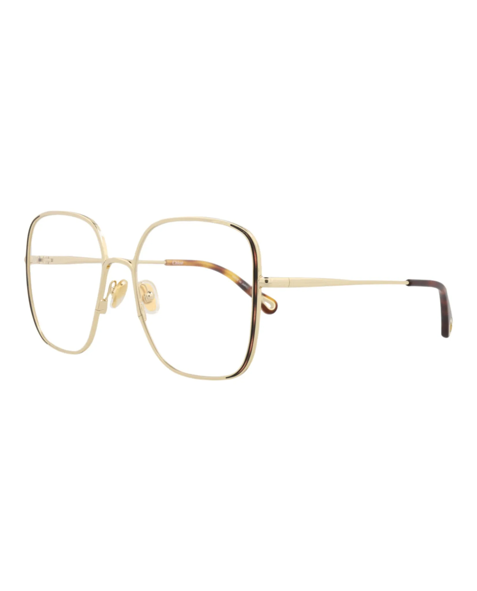 Chloé CH 0038O 30009845 001 Square Metal Gold Optical Frames with Transparent Lens sold by Gaffos product image thumbnail 2