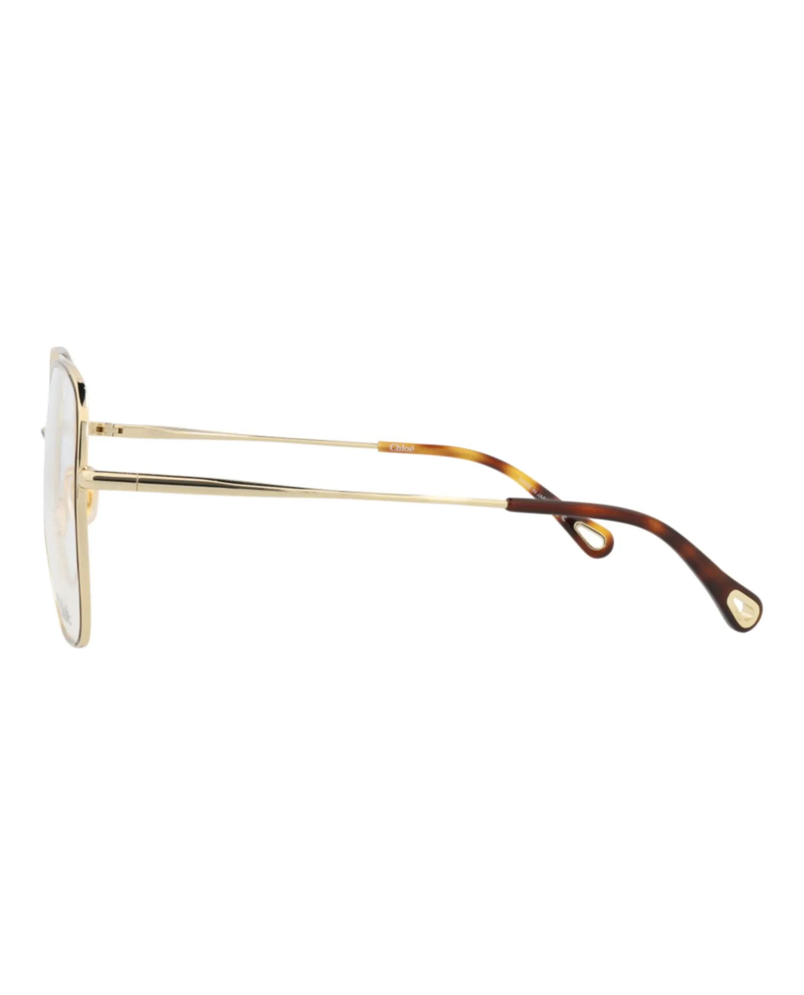 Chloé CH 0038O 30009845 001 Square Metal Gold Optical Frames with Transparent Lens sold by Gaffos product image thumbnail 3