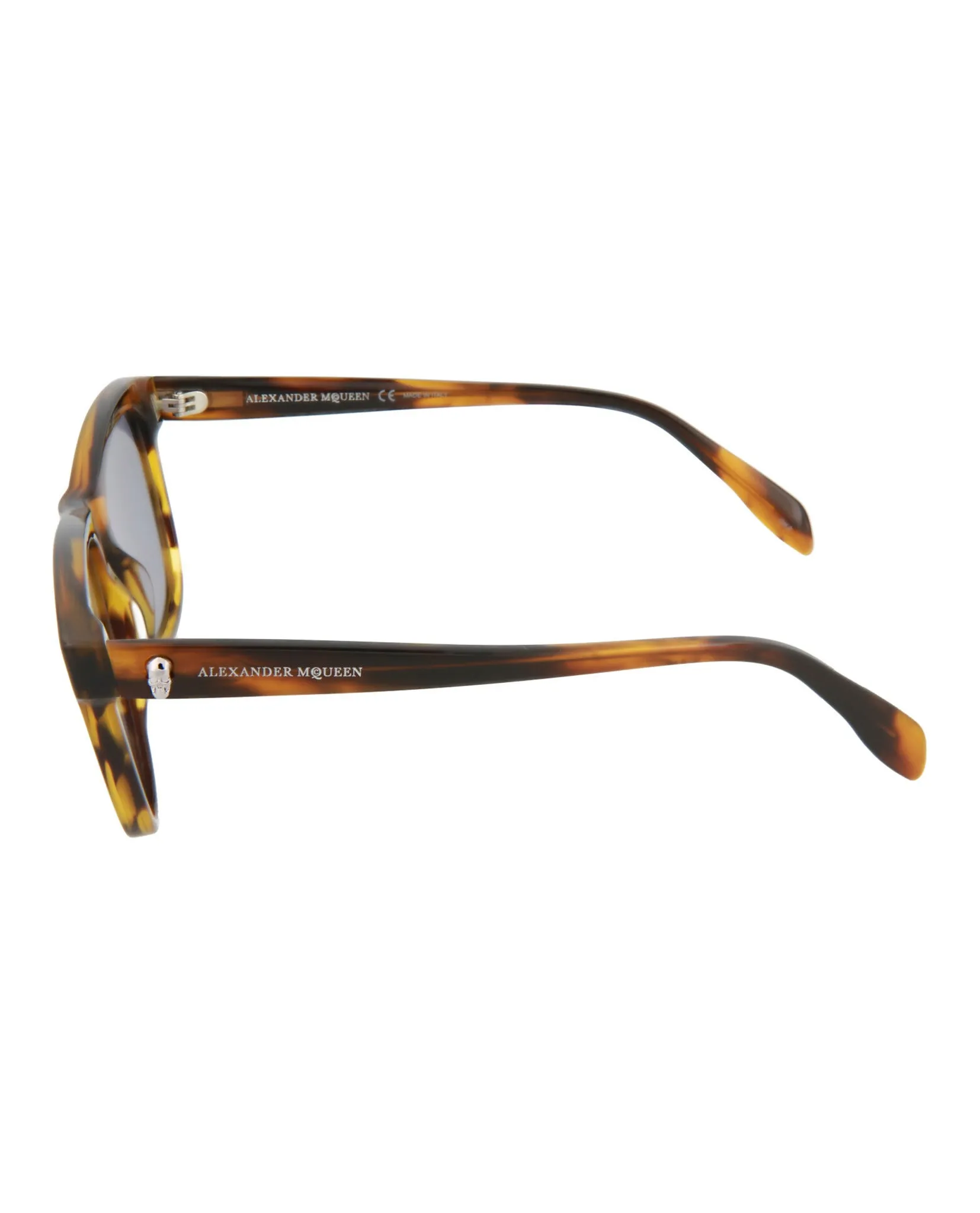 Alexander McQueen AM 0158SA 30006089 003 Square Plastic Yellow Sunglasses with Blue Lens sold by Gaffos product image thumbnail 3