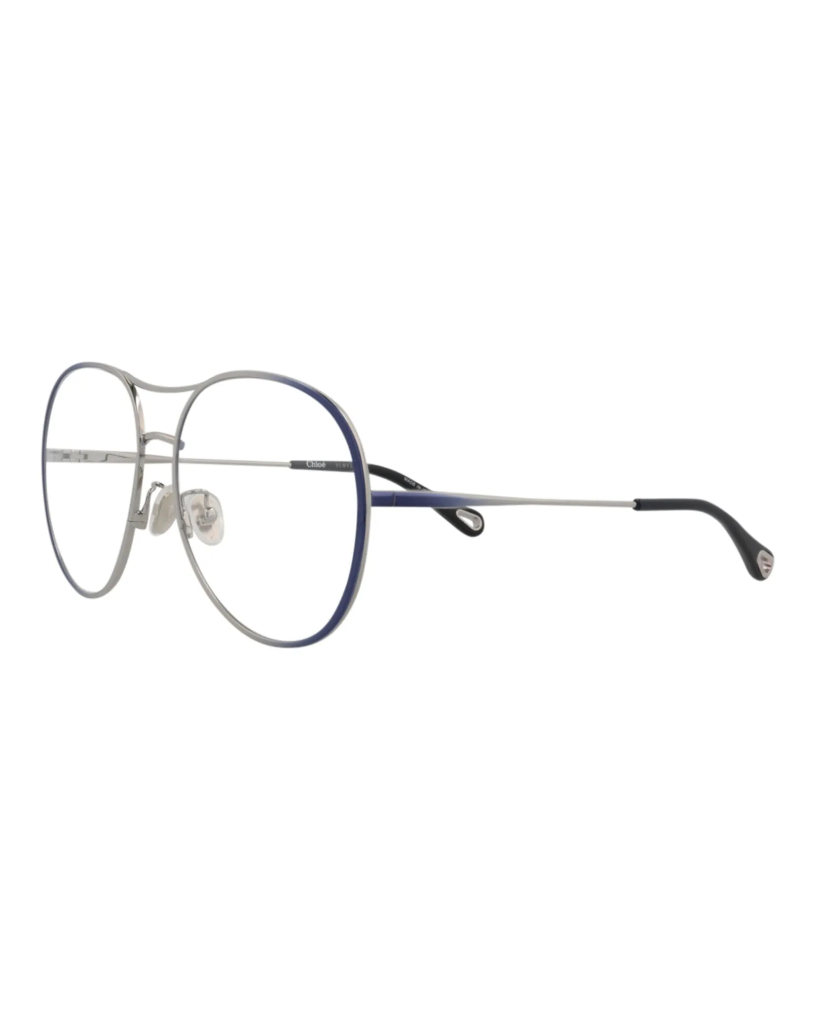 Chloé CH 0019O 30009854 001 Aviator Metal Blue Optical Frames with Transparent Lens sold by Gaffos product image thumbnail 2