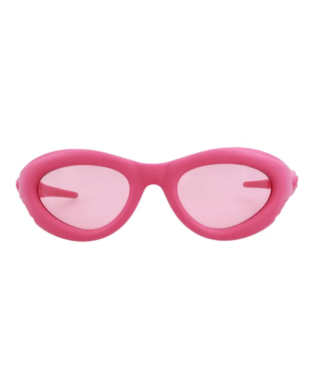 Bottega Veneta BV 1162S 30013384 001 Oval Plastic Pink Sunglasses with Pink Lens sold by Gaffos