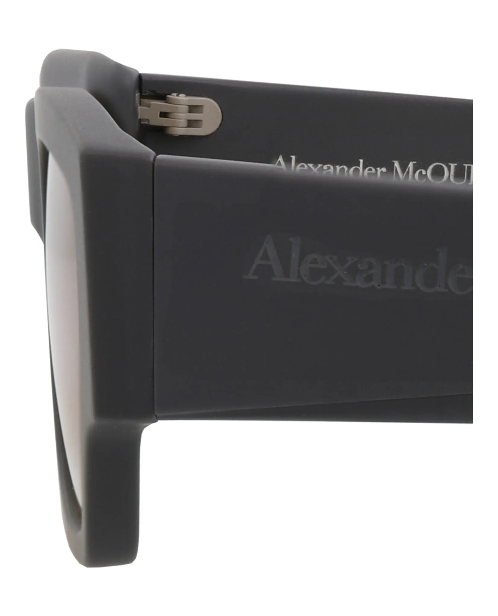 Alexander McQueen AM 0393S 30014334 003 Square Plastic Grey Sunglasses with Yellow Lens sold by Gaffos product image thumbnail 4