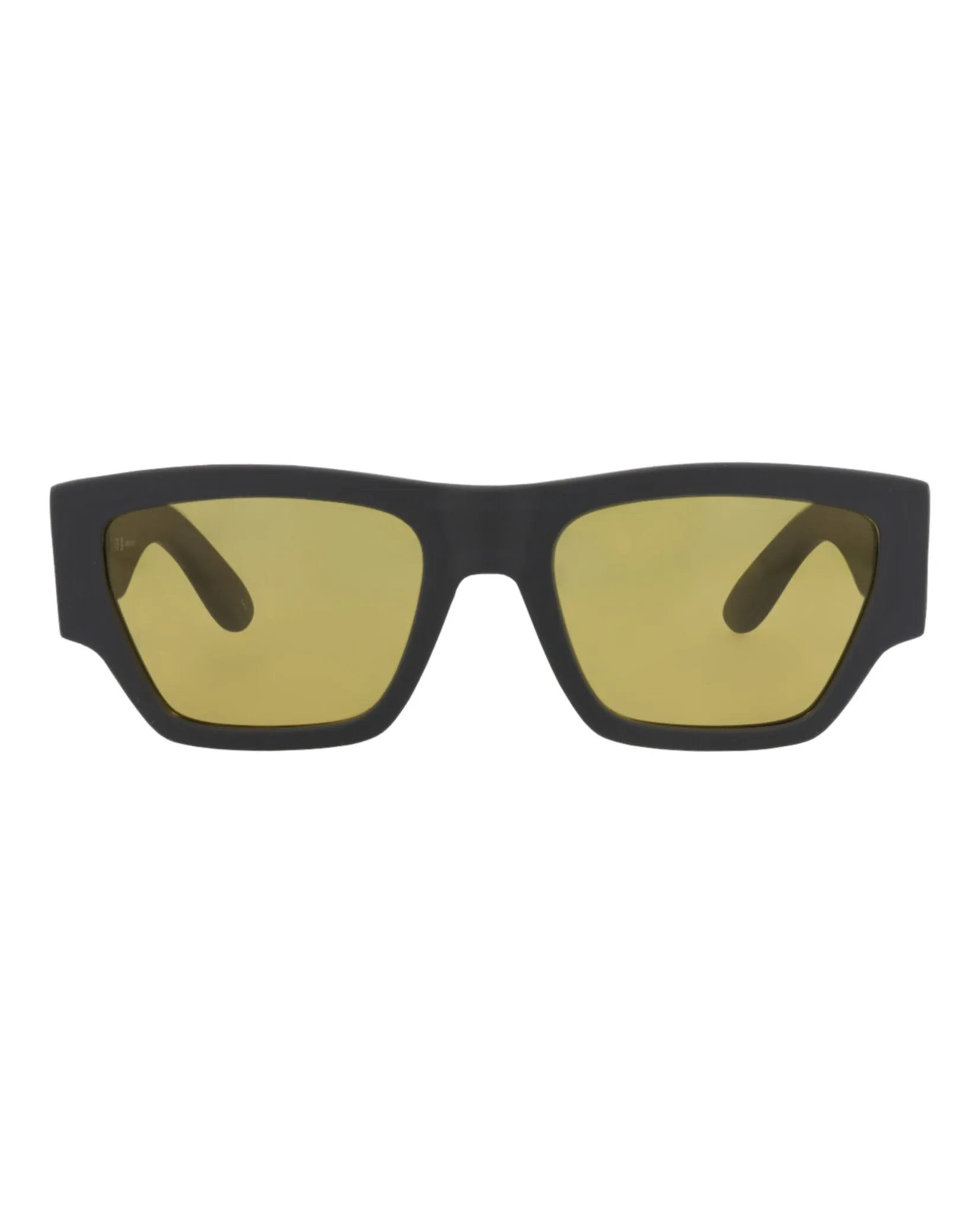 Alexander McQueen AM 0393S 30014334 003 Square Plastic Grey Sunglasses with Yellow Lens sold by Gaffos