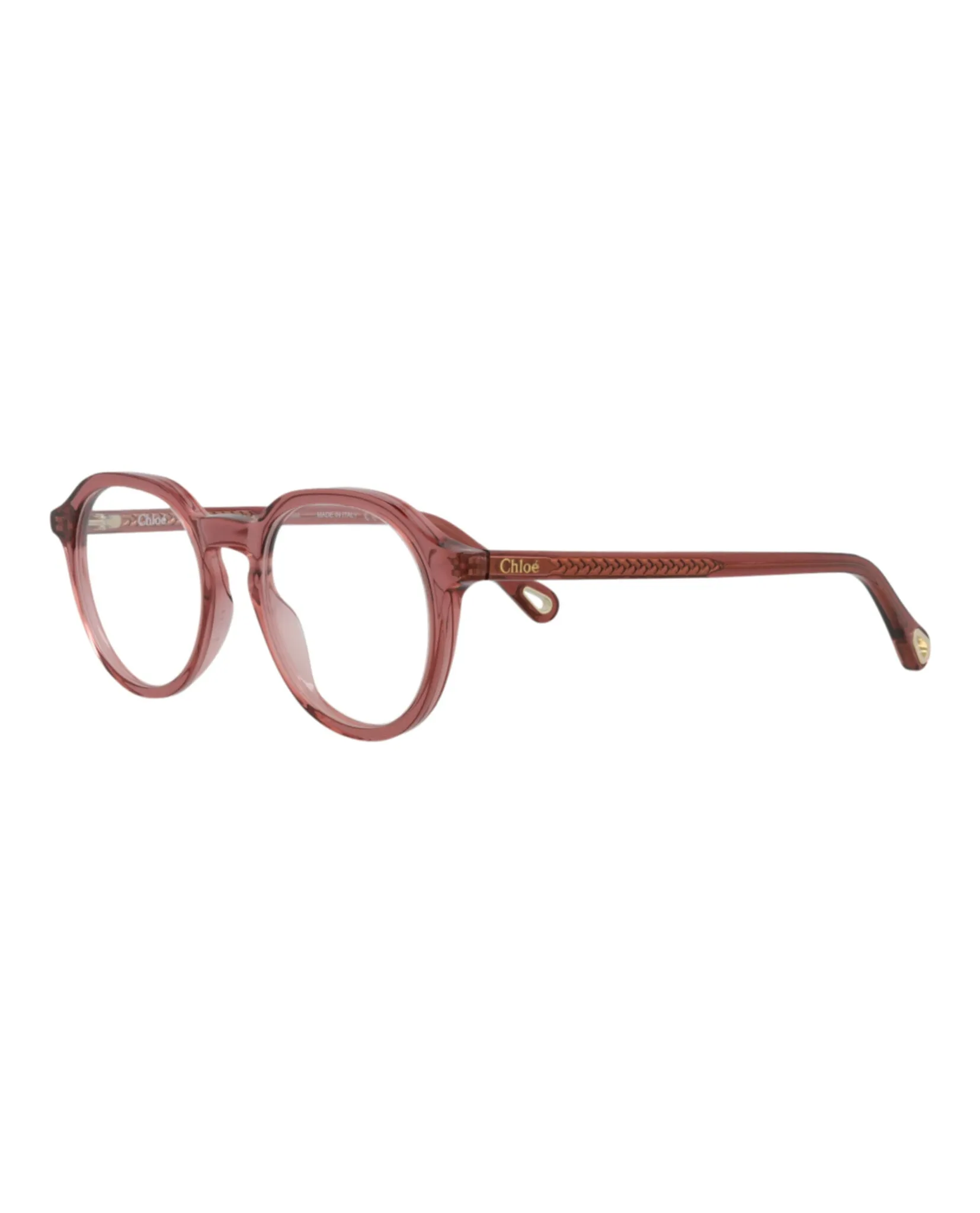 Chloé CH 0012O 30009838 002 Round Plastic Pink Optical Frames with Transparent Lens sold by Gaffos product image thumbnail 2