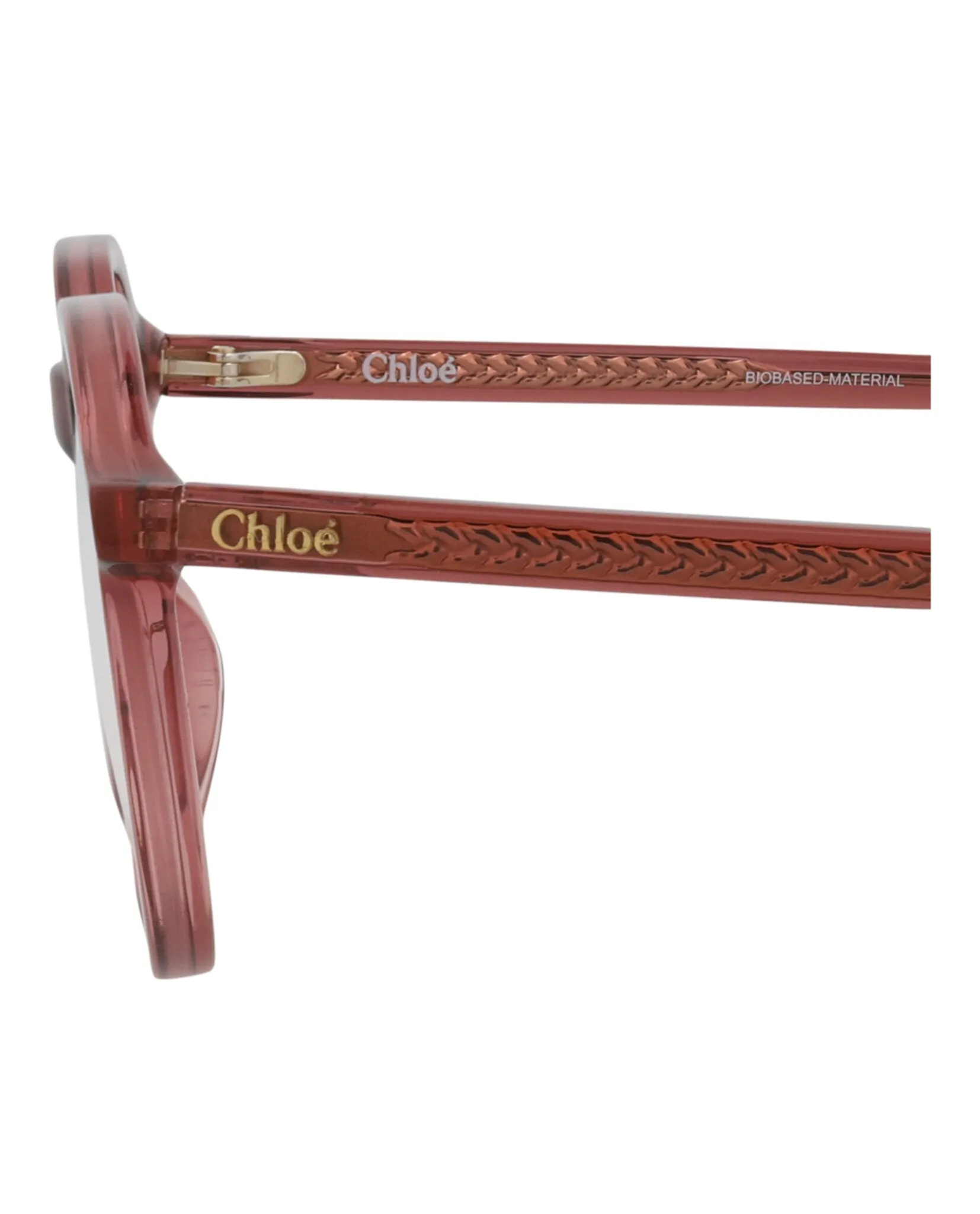 Chloé CH 0012O 30009838 002 Round Plastic Pink Optical Frames with Transparent Lens sold by Gaffos product image thumbnail 4