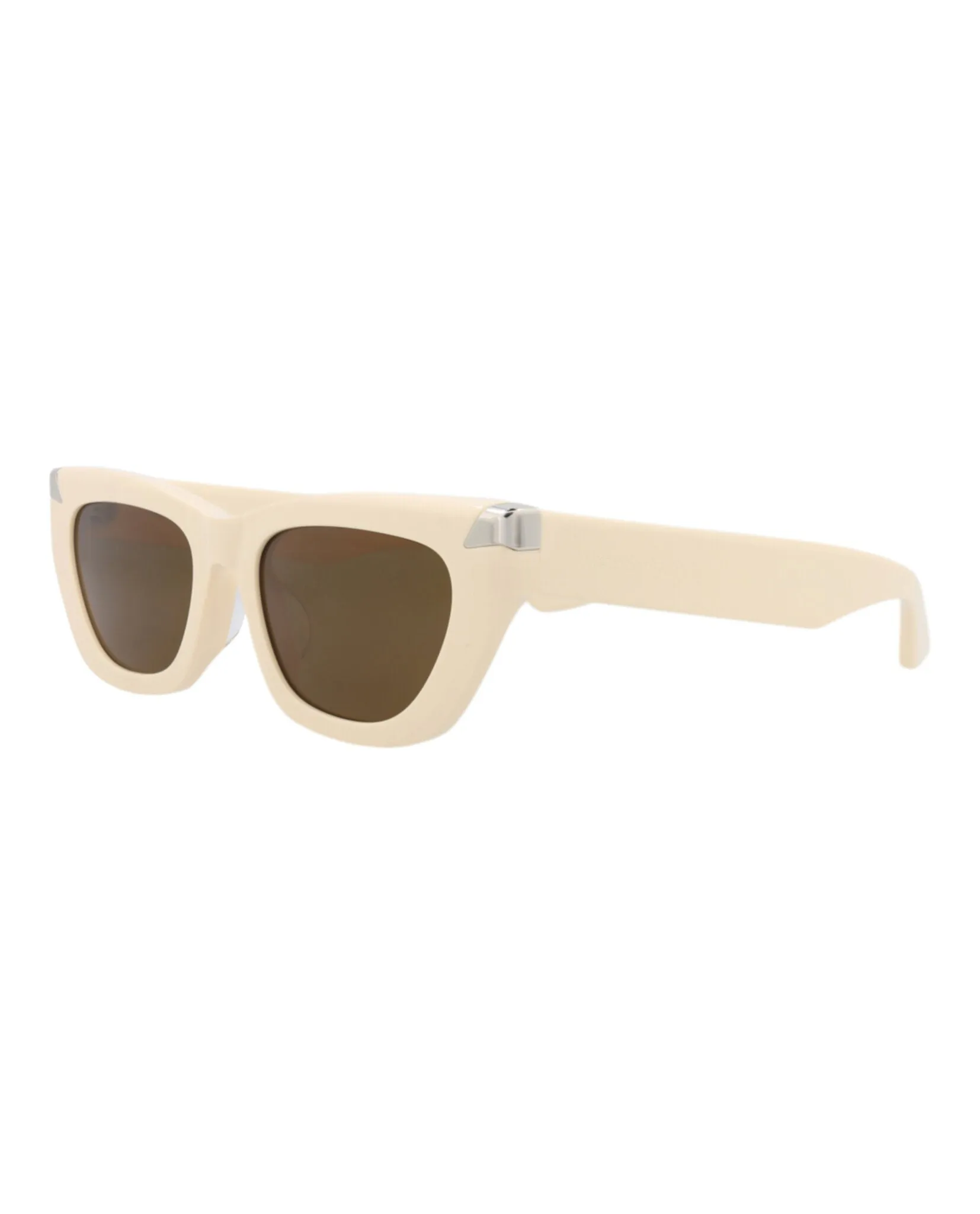 Alexander McQueen AM 0440SA 30015178 004 Cat-Eye Plastic Ivory Sunglasses with Brown Lens sold by Gaffos product image thumbnail 2