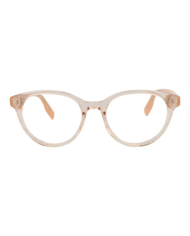 McQ Alexander McQueen MQ 0308O 30010809 004 Round Plastic Pink Optical Frames with Transparent Lens sold by Gaffos