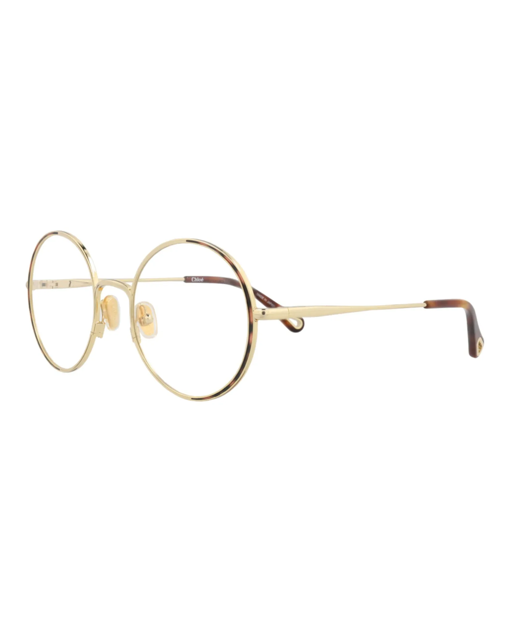 Chloé CH 0040O 30009842 001 Round Metal Gold Optical Frames with Transparent Lens sold by Gaffos product image thumbnail 2