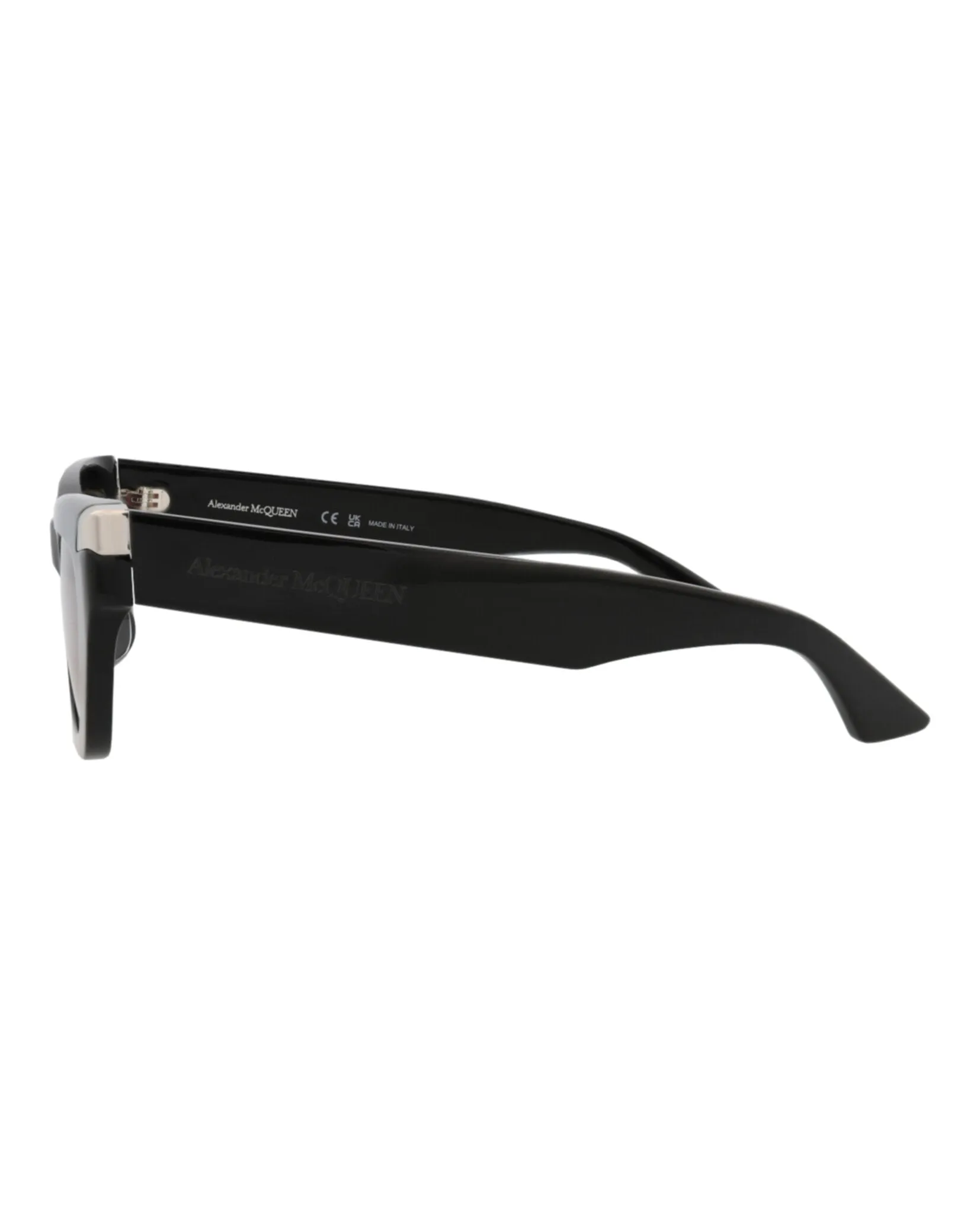Alexander McQueen AM 0440SA 30015178 002 Cat-Eye Plastic Black Sunglasses with Violet Lens sold by Gaffos product image thumbnail 3