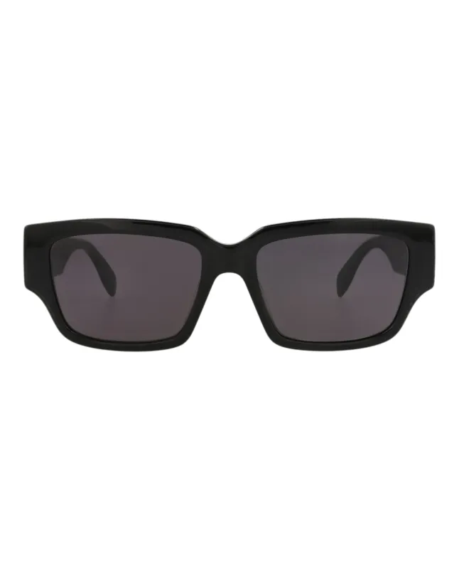 Alexander McQueen AM 0329S 30011473 002 Square Plastic Black Sunglasses with Grey Lens sold by Gaffos