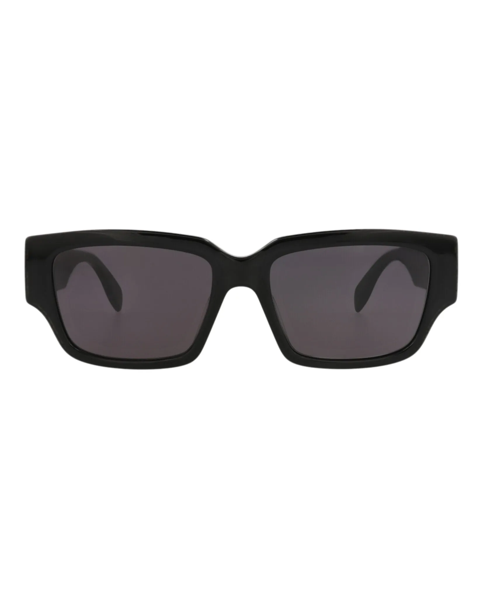 Alexander McQueen AM 0329S 30011473 002 Square Plastic Black Sunglasses with Grey Lens sold by Gaffos