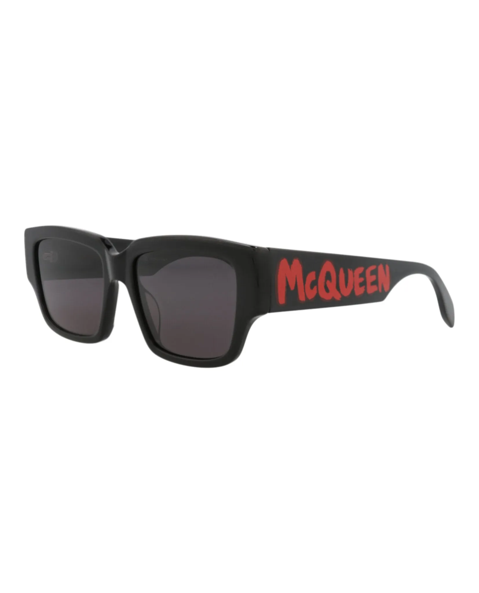 Alexander McQueen AM 0329S 30011473 002 Square Plastic Black Sunglasses with Grey Lens sold by Gaffos product image thumbnail 2
