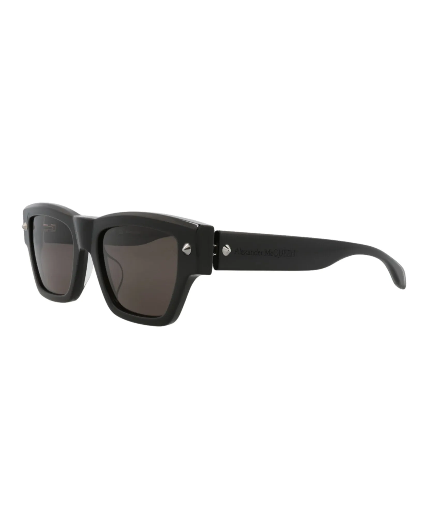 Alexander McQueen AM 0409S 30014340 001 Square Plastic Black Sunglasses with Grey Lens sold by Gaffos product image thumbnail 2