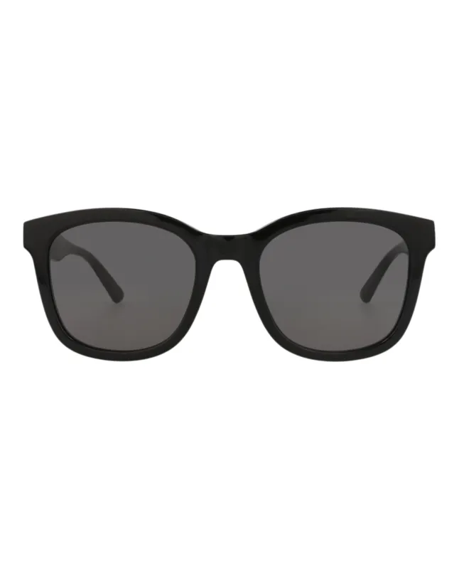 Bottega Veneta BV 1080SK 30009237 001 Round Plastic Black Sunglasses with Grey Lens sold by Gaffos