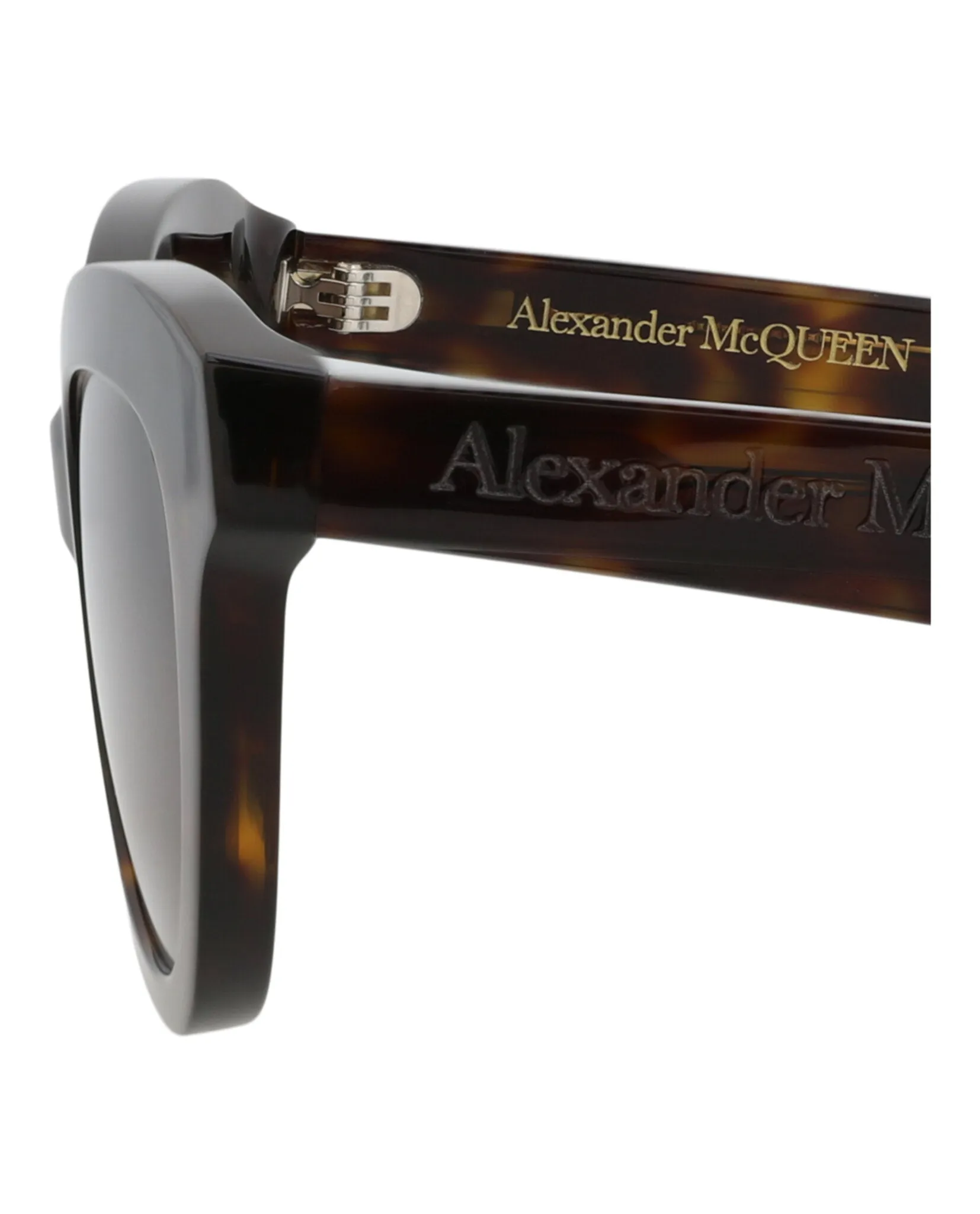 Alexander McQueen AM 0391S 30014332 002 Cat-Eye Plastic Havana Sunglasses with Brown Lens sold by Gaffos product image thumbnail 4