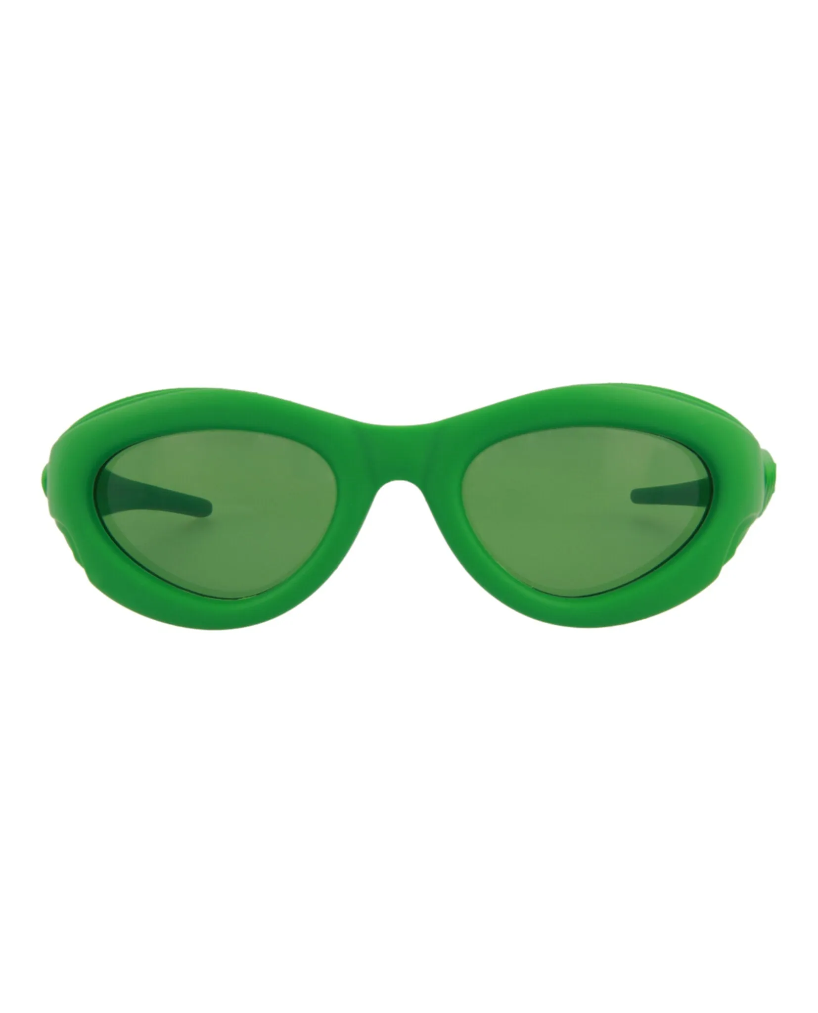 Bottega Veneta BV 1162S 30013384 002 Round Plastic Green Sunglasses with Green Lens sold by Gaffos