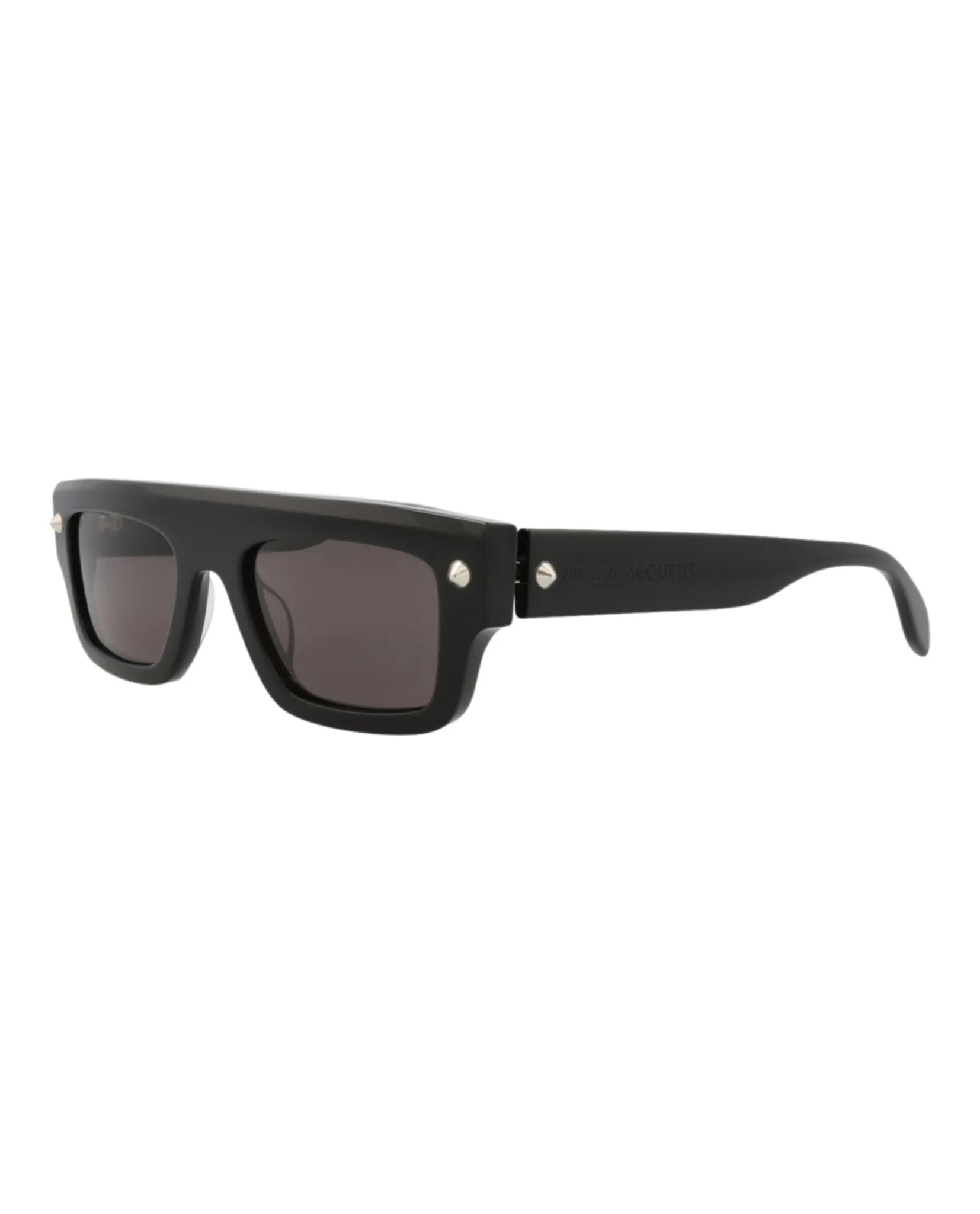 Alexander McQueen AM 0427S 30014622 001 Square Plastic Black Sunglasses with Grey Lens sold by Gaffos product image thumbnail 2