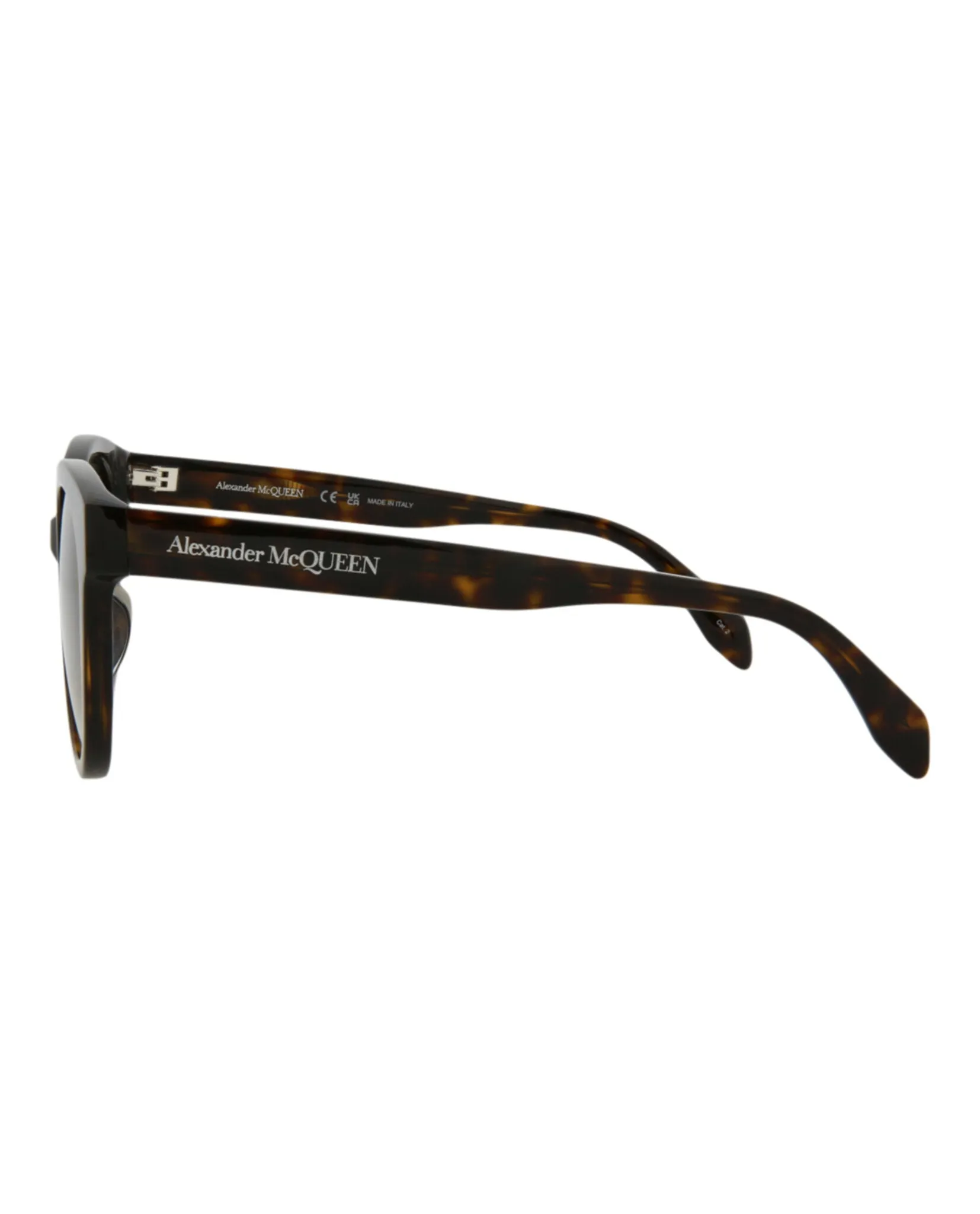 Alexander McQueen AM 0304SK 30010922 002 Round Plastic Havana Sunglasses with Brown Lens sold by Gaffos product image thumbnail 3
