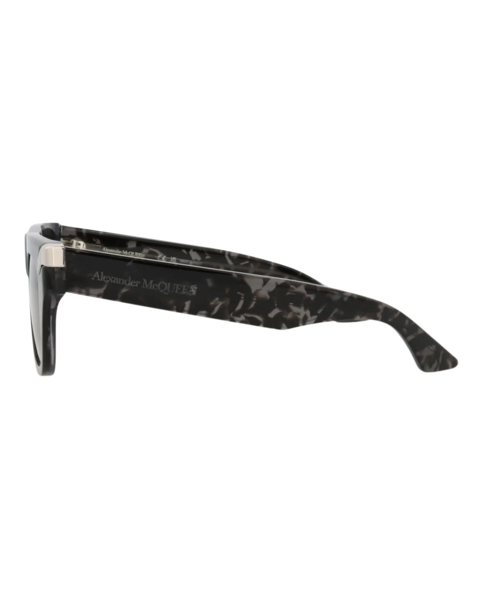 Alexander McQueen AM 0441S 30015179 003 Square Plastic Havana Sunglasses with Brown Lens sold by Gaffos product image thumbnail 3