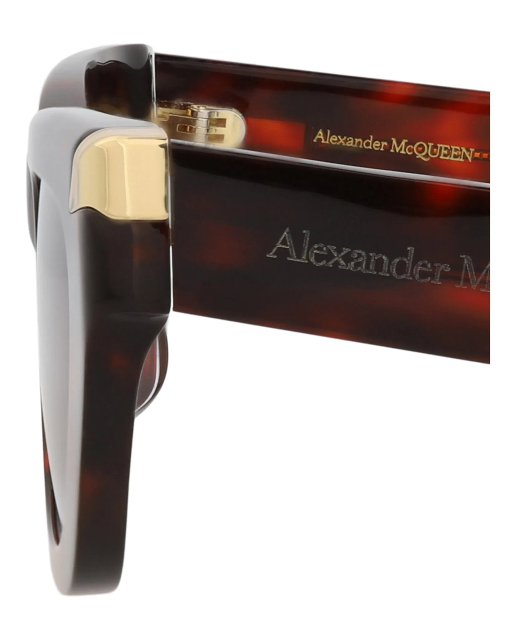 Alexander McQueen AM 0440SA 30015178 003 Cat-Eye Plastic Havana Sunglasses with Brown Lens sold by Gaffos product image thumbnail 4