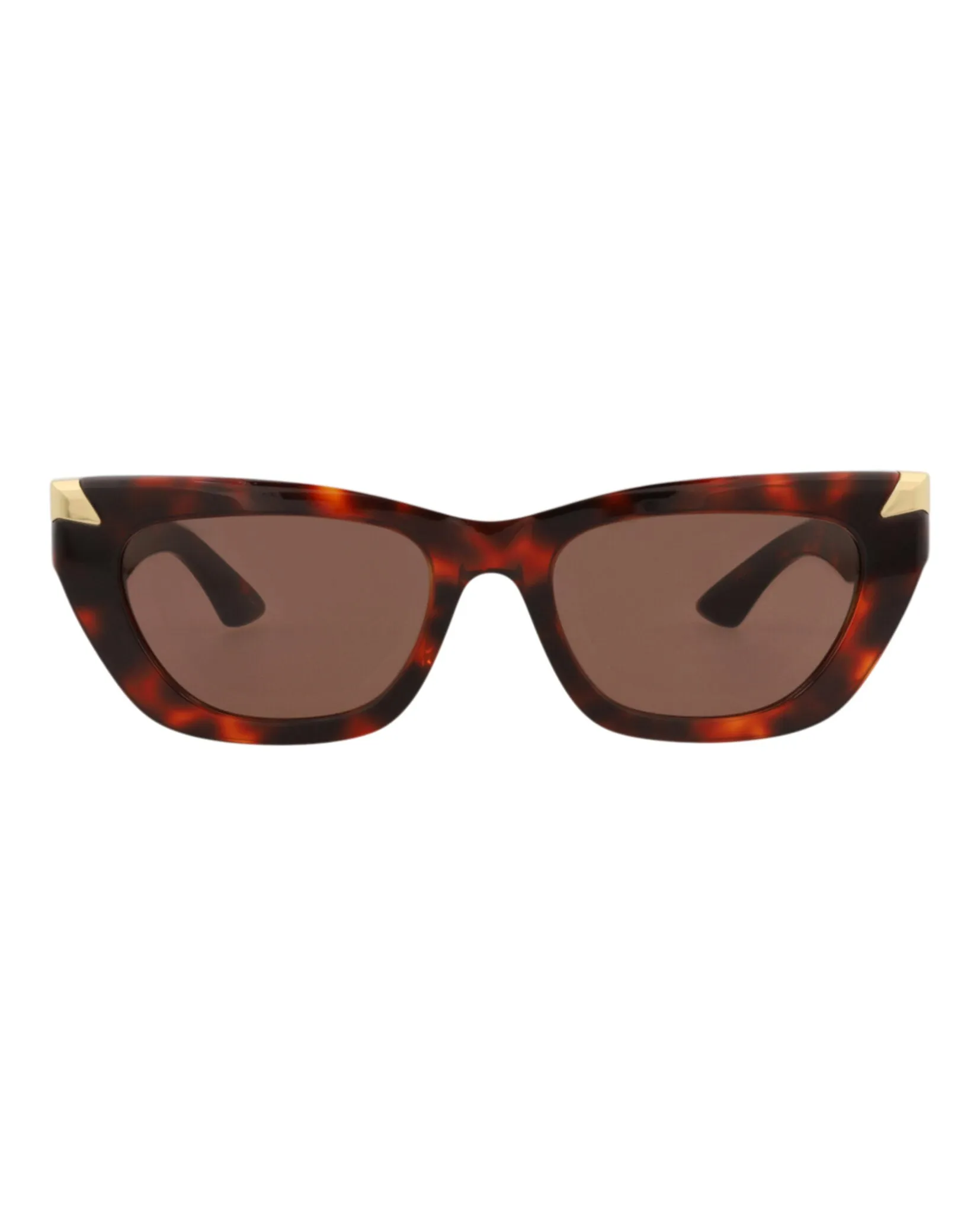 Alexander McQueen AM 0440SA 30015178 003 Cat-Eye Plastic Havana Sunglasses with Brown Lens sold by Gaffos