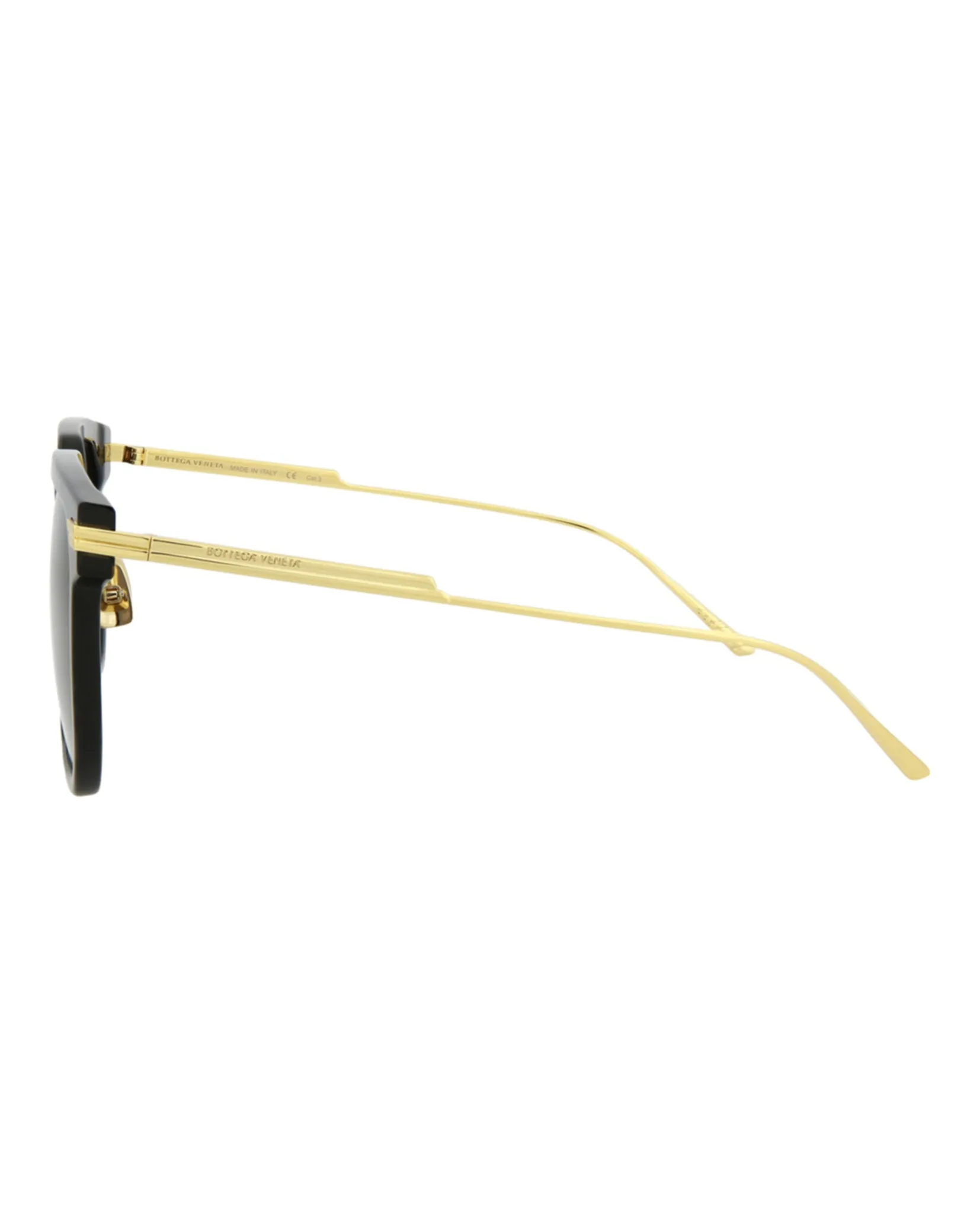 Bottega Veneta BV 1083SA 30009178 001 Square Plastic Gold Sunglasses with Grey Lens sold by Gaffos product image thumbnail 3