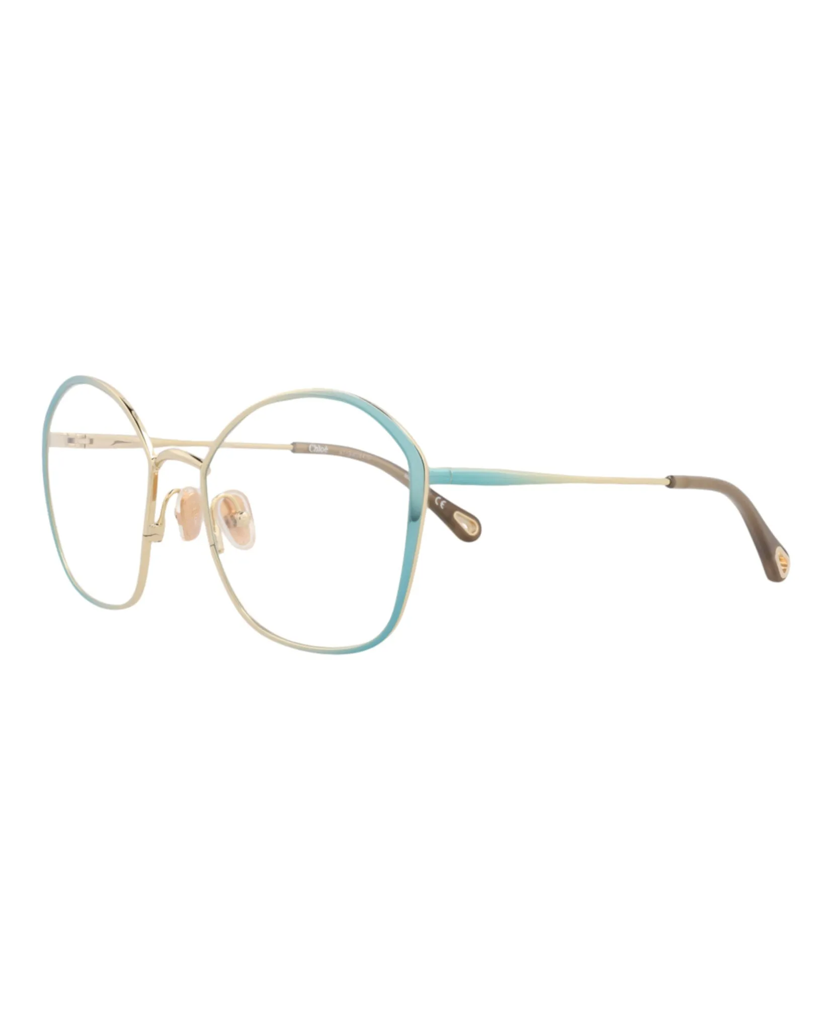 Chloé CH 0017O 30009856 005 Round Metal Blue Optical Frames with Transparent Lens sold by Gaffos product image thumbnail 2