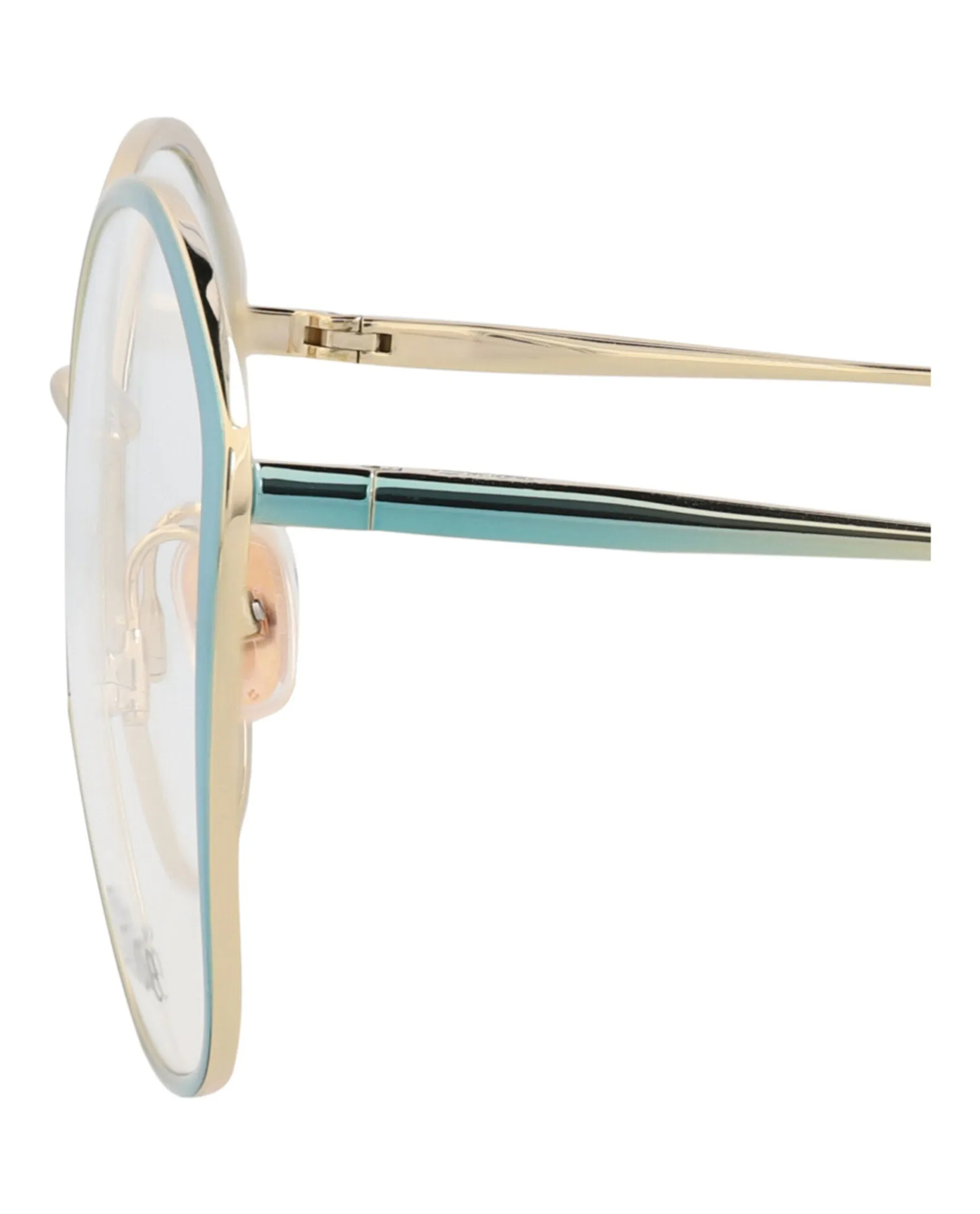 Chloé CH 0017O 30009856 005 Round Metal Blue Optical Frames with Transparent Lens sold by Gaffos product image thumbnail 4