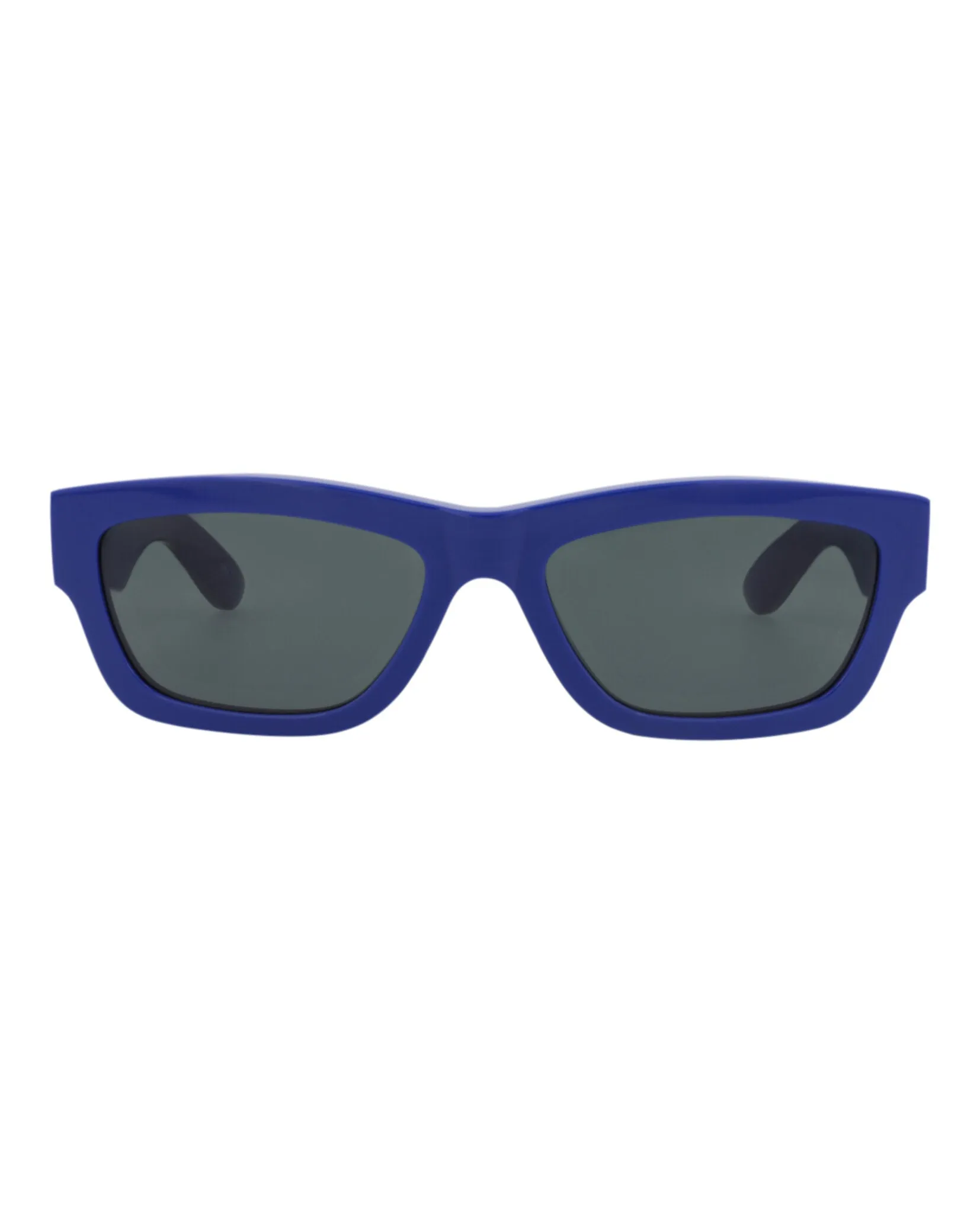 Alexander McQueen AM 0419S 30014614 005 Square Plastic Blue Sunglasses with Blue Lens sold by Gaffos