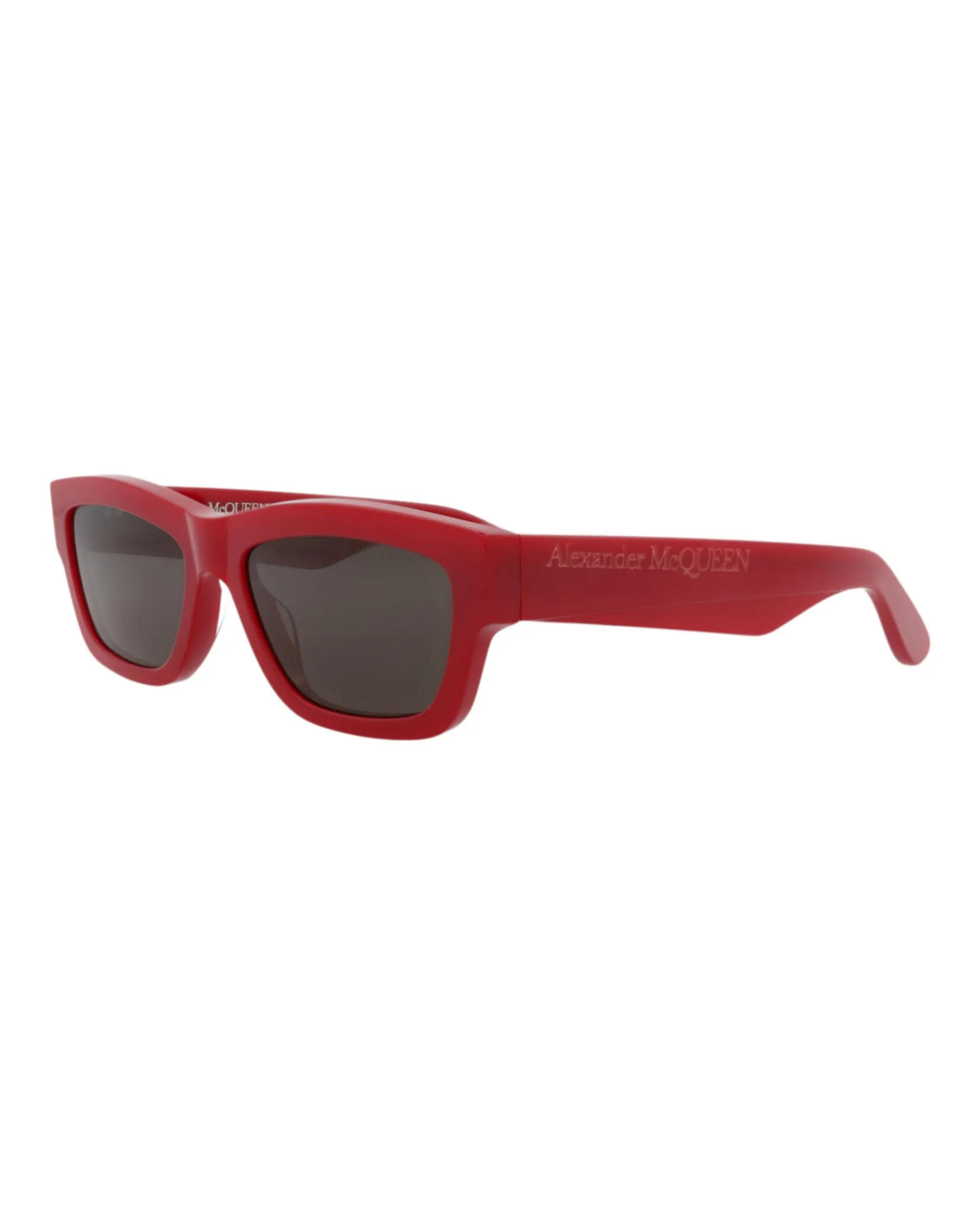 Alexander McQueen AM 0419S 30014614 004 Square Plastic Red Sunglasses with Grey Lens sold by Gaffos product image thumbnail 2