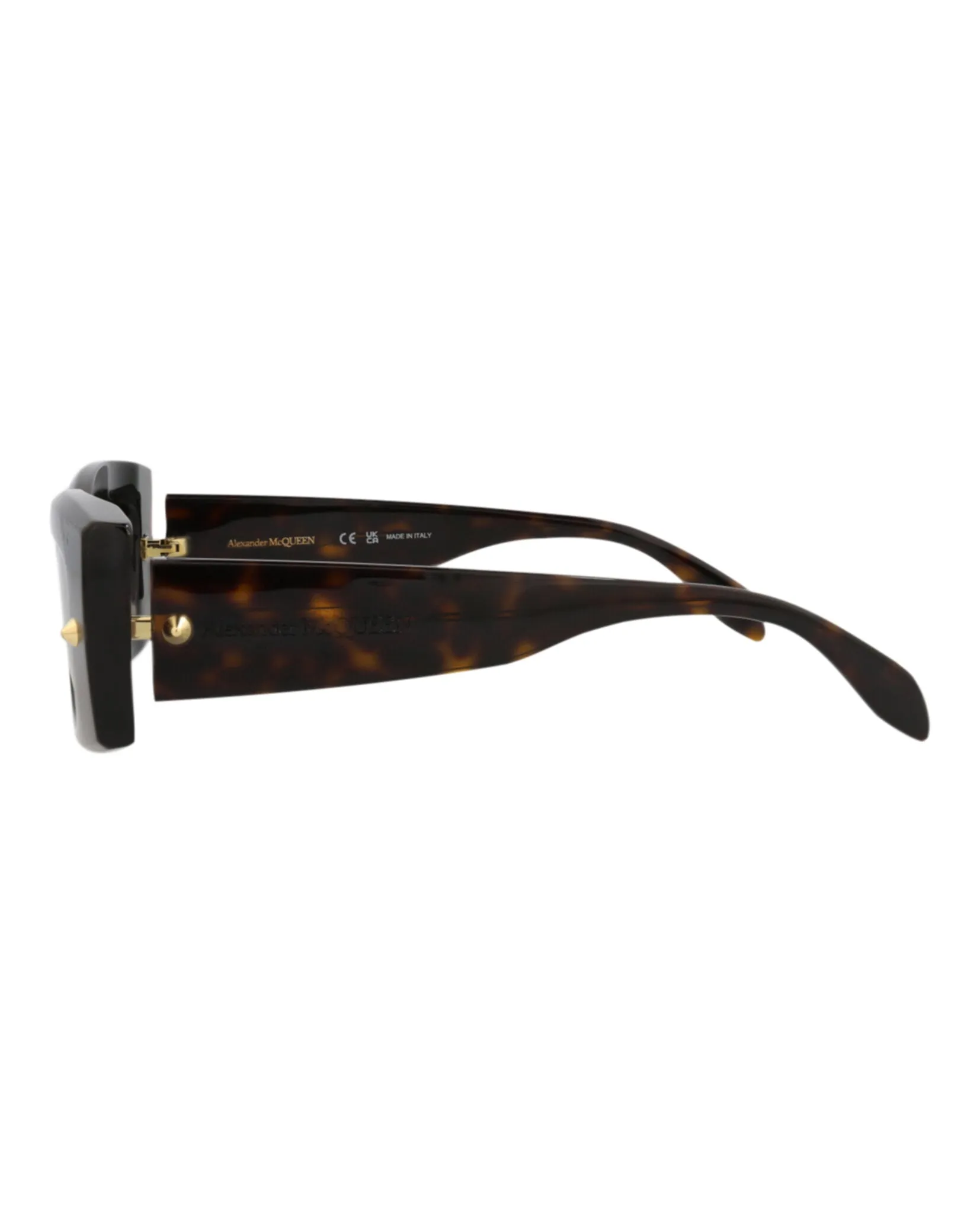 Alexander McQueen AM 0426S 30014623 002 Square Plastic Havana Sunglasses with Brown Lens sold by Gaffos product image thumbnail 3