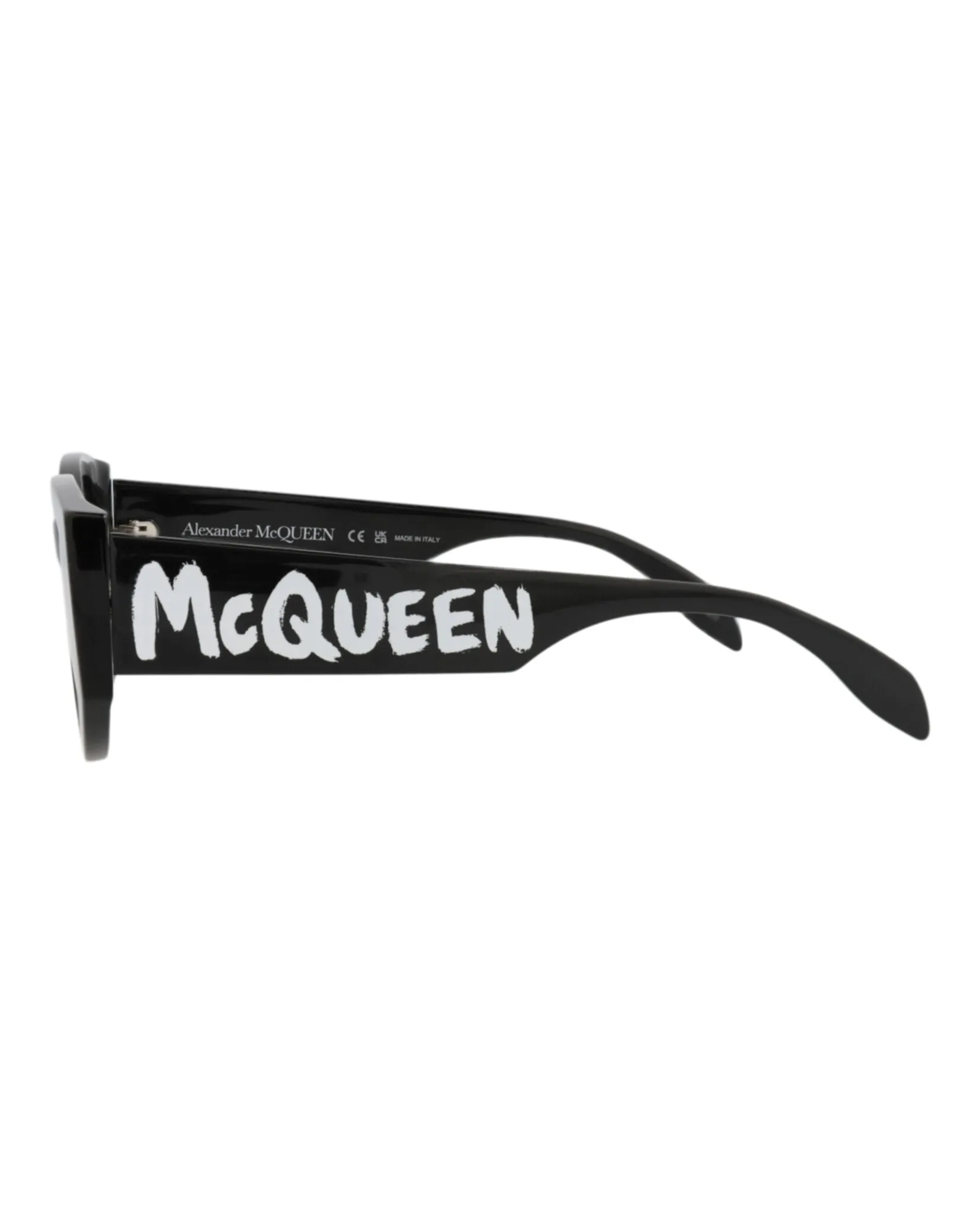 Alexander McQueen AM 0330S 30011472 001 Round Plastic Black Sunglasses with Grey Lens sold by Gaffos product image thumbnail 3