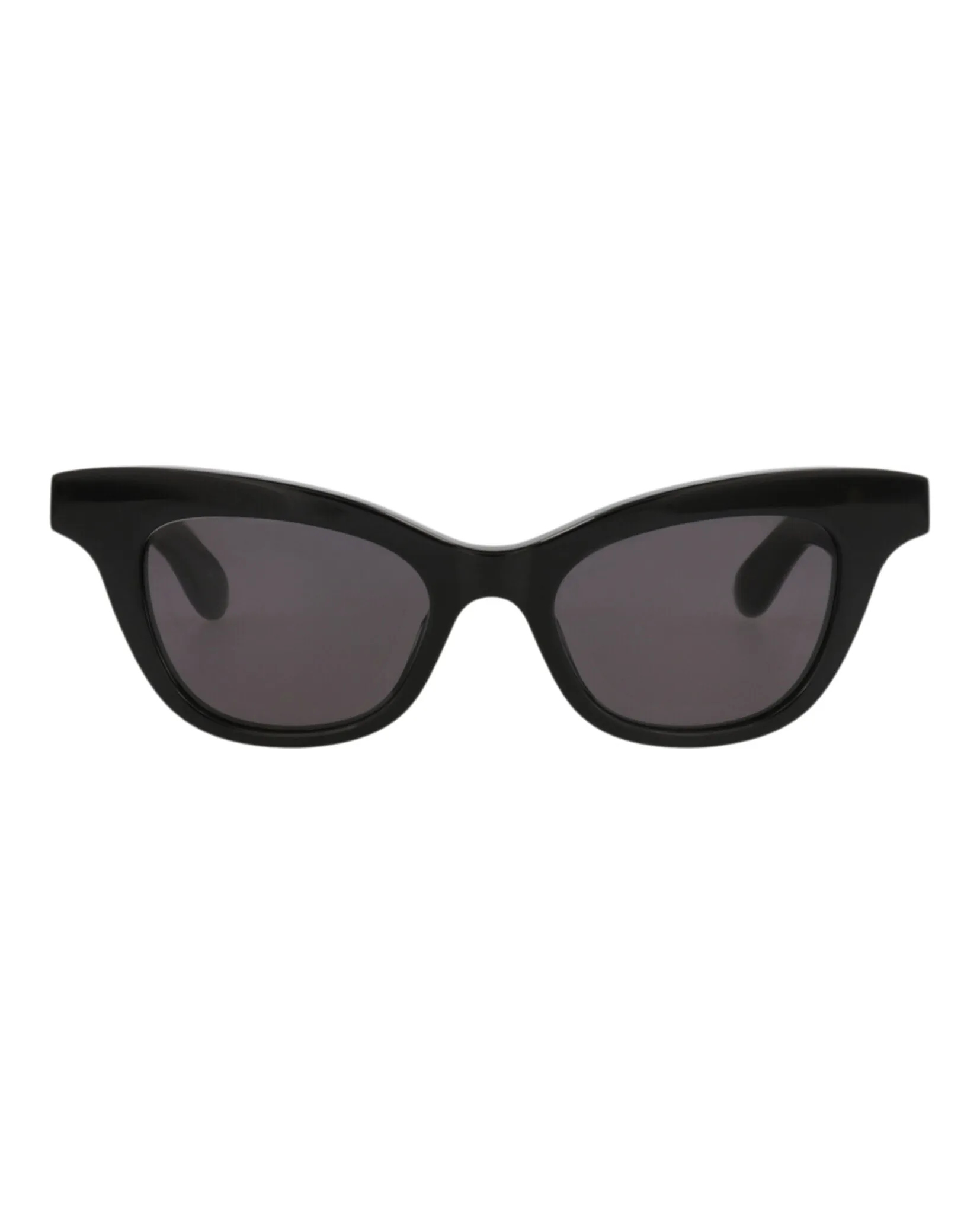 Alexander McQueen AM 0381S 30013619 001 Cat-Eye Plastic Black Sunglasses with Grey Lens sold by Gaffos