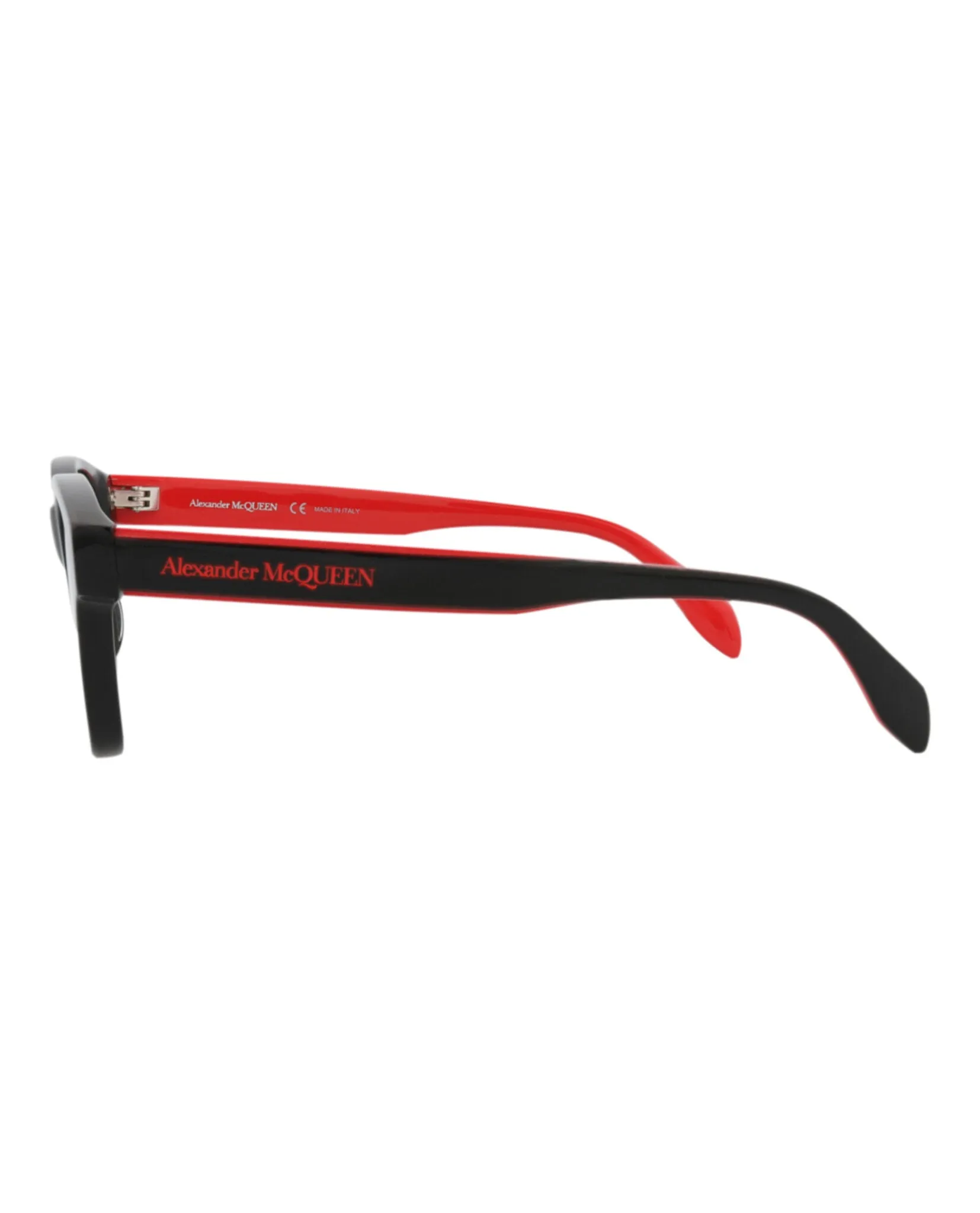 Alexander McQueen AM 0306O 30010888 003 Square Plastic Black Optical Frames with Transparent Lens sold by Gaffos product image thumbnail 3