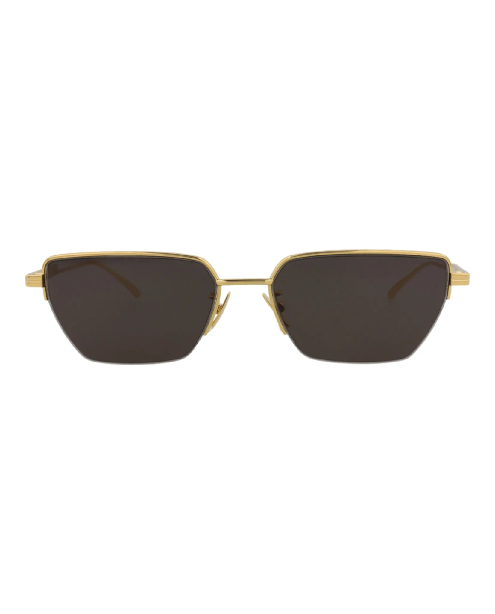 Bottega Veneta BV 1107S 30011010 004 Square Metal Gold Sunglasses with Grey Lens sold by Gaffos