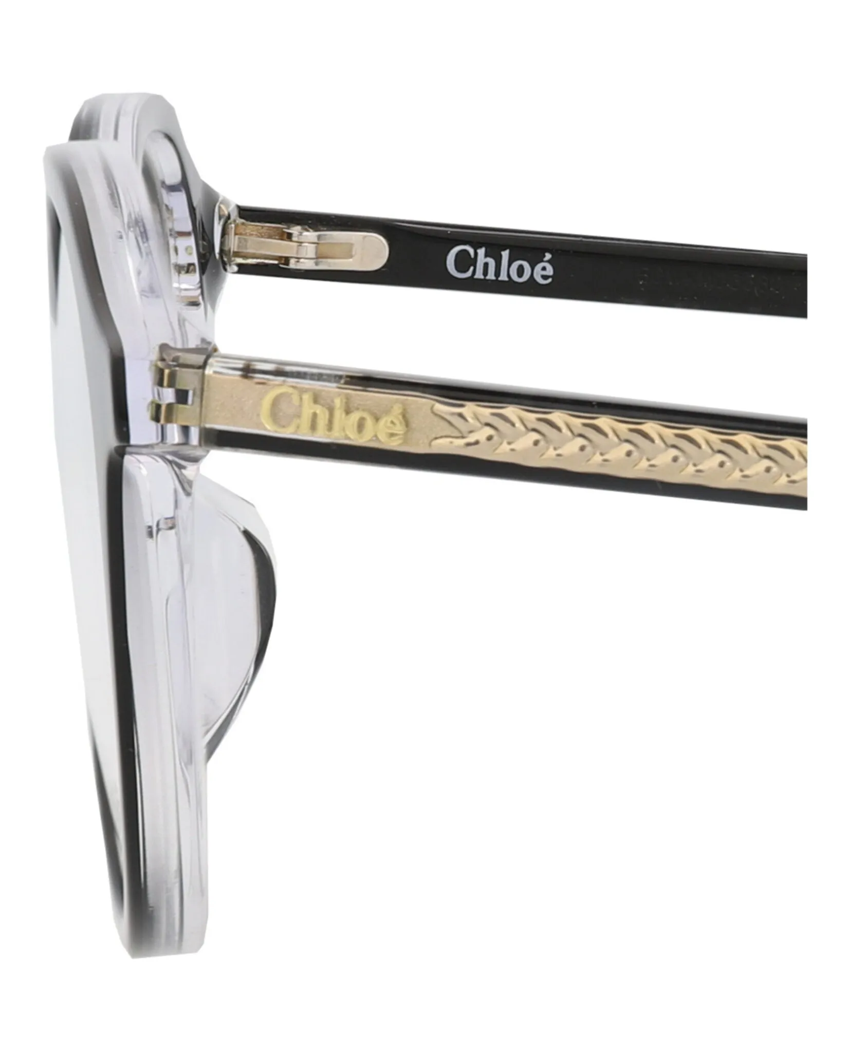 Chloé CH 0012OA 30009959 003 Round Plastic Black Optical Frames with Transparent Lens sold by Gaffos product image thumbnail 4