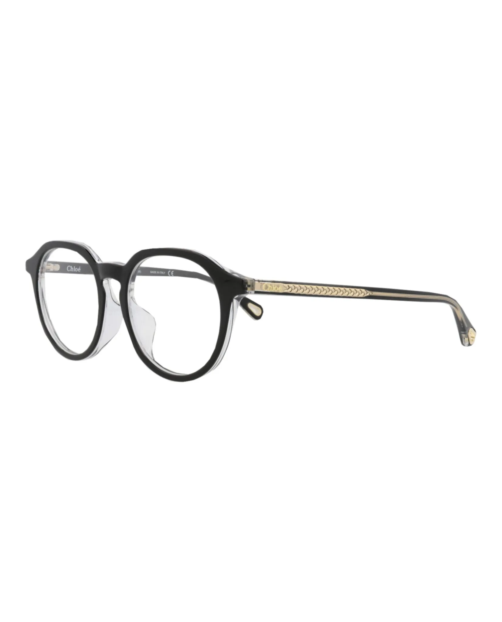 Chloé CH 0012OA 30009959 003 Round Plastic Black Optical Frames with Transparent Lens sold by Gaffos product image thumbnail 2
