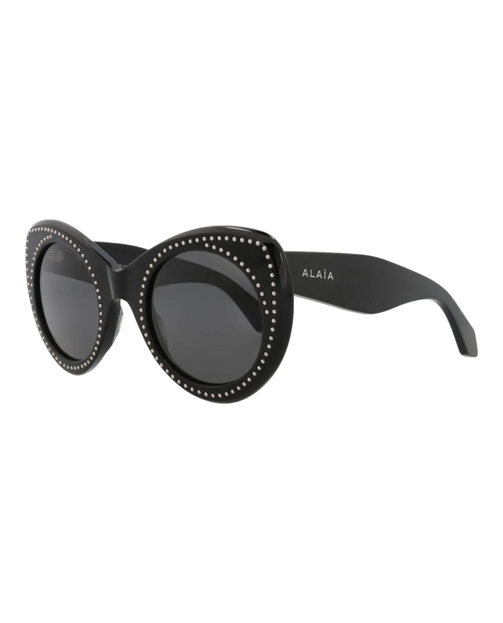 Alaia AA 0064S 30014219 001 Cat-Eye Plastic Black Sunglasses with Grey Lens sold by Gaffos product image thumbnail 2