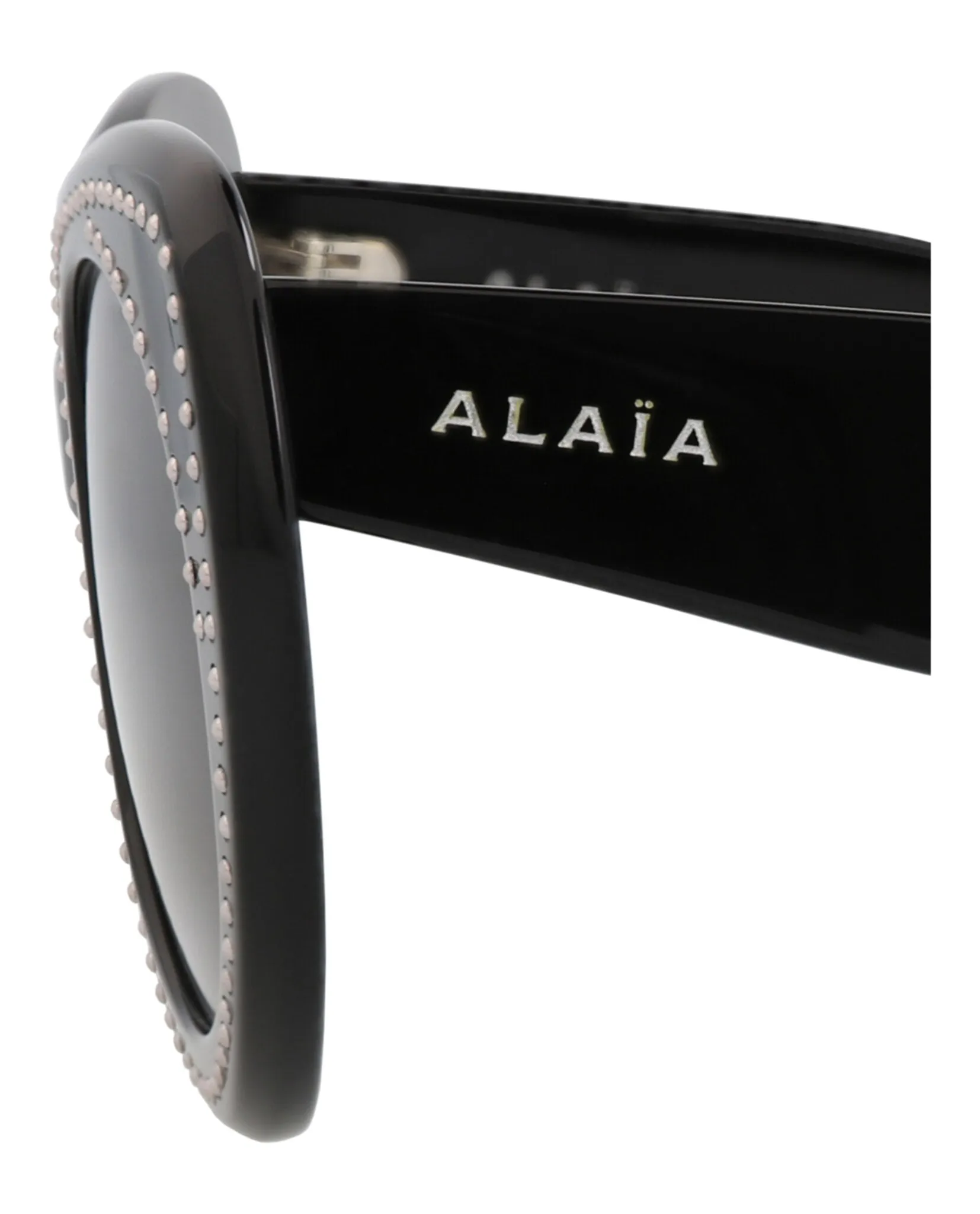 Alaia AA 0064S 30014219 001 Cat-Eye Plastic Black Sunglasses with Grey Lens sold by Gaffos product image thumbnail 4