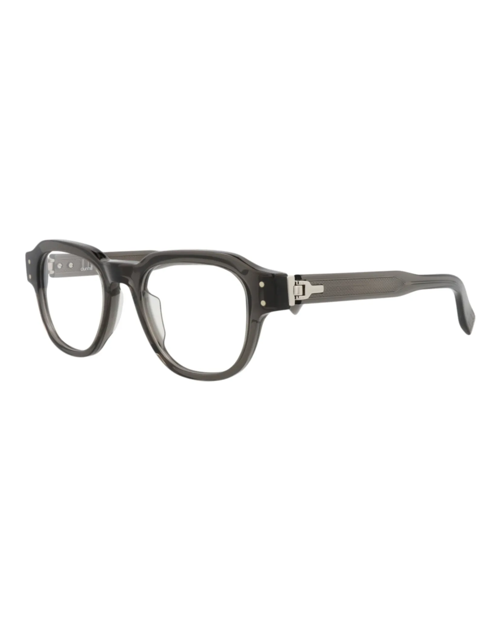 Dunhill DU 0048O 30012363 003 Round Plastic Grey Optical Frames with Transparent Lens sold by Gaffos product image thumbnail 2
