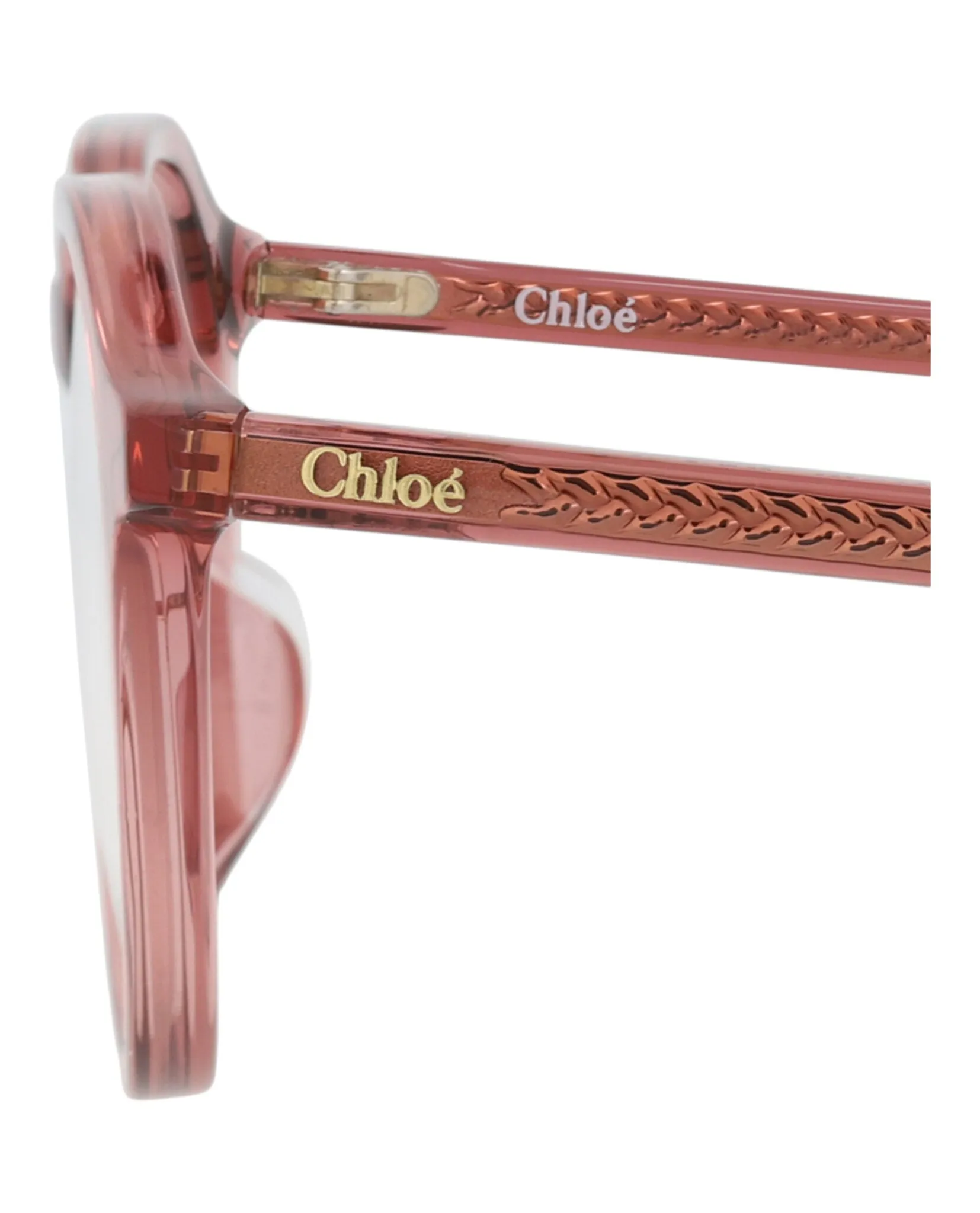 Chloé CH 0012OA 30009959 002 Round Plastic Pink Optical Frames with Transparent Lens sold by Gaffos product image thumbnail 4