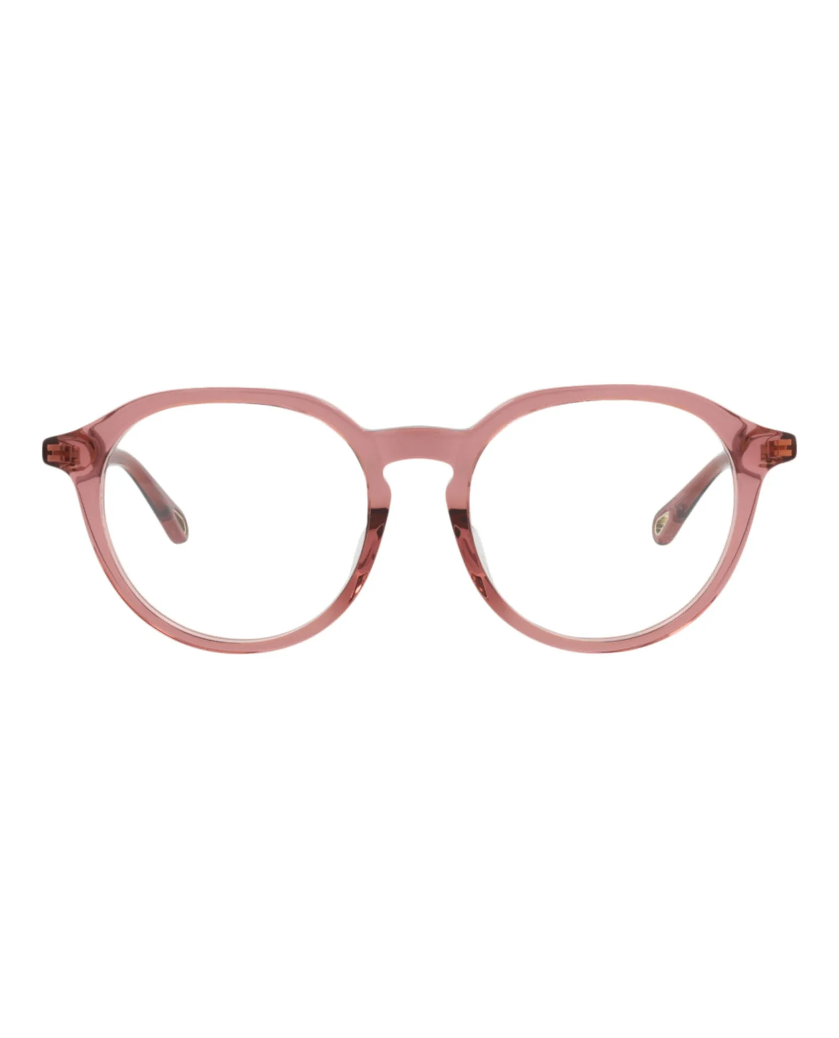 Chloé CH 0012OA 30009959 002 Round Plastic Pink Optical Frames with Transparent Lens sold by Gaffos