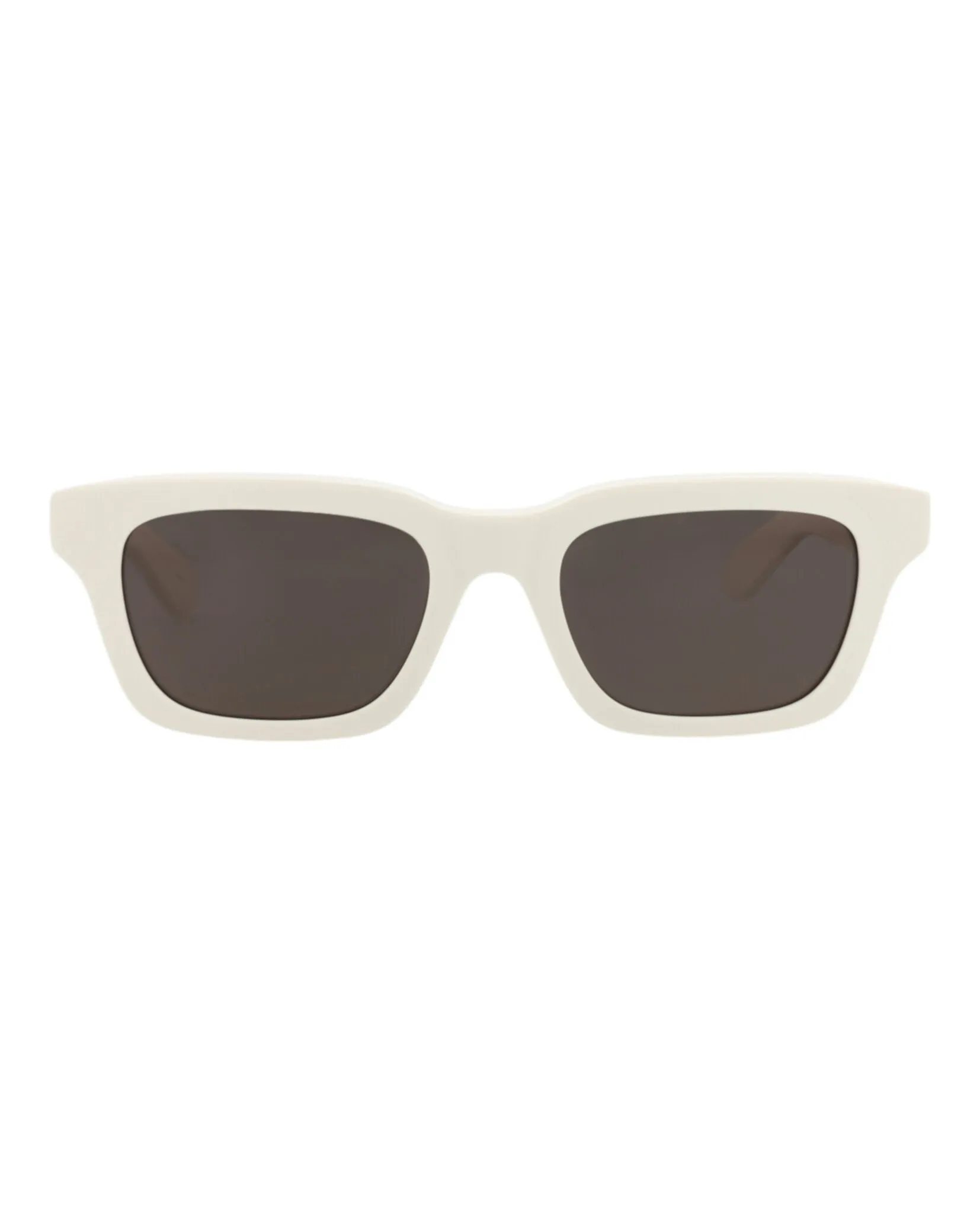 Alexander McQueen AM 0392S 30014333 005 Square Plastic White Sunglasses with Grey Lens sold by Gaffos