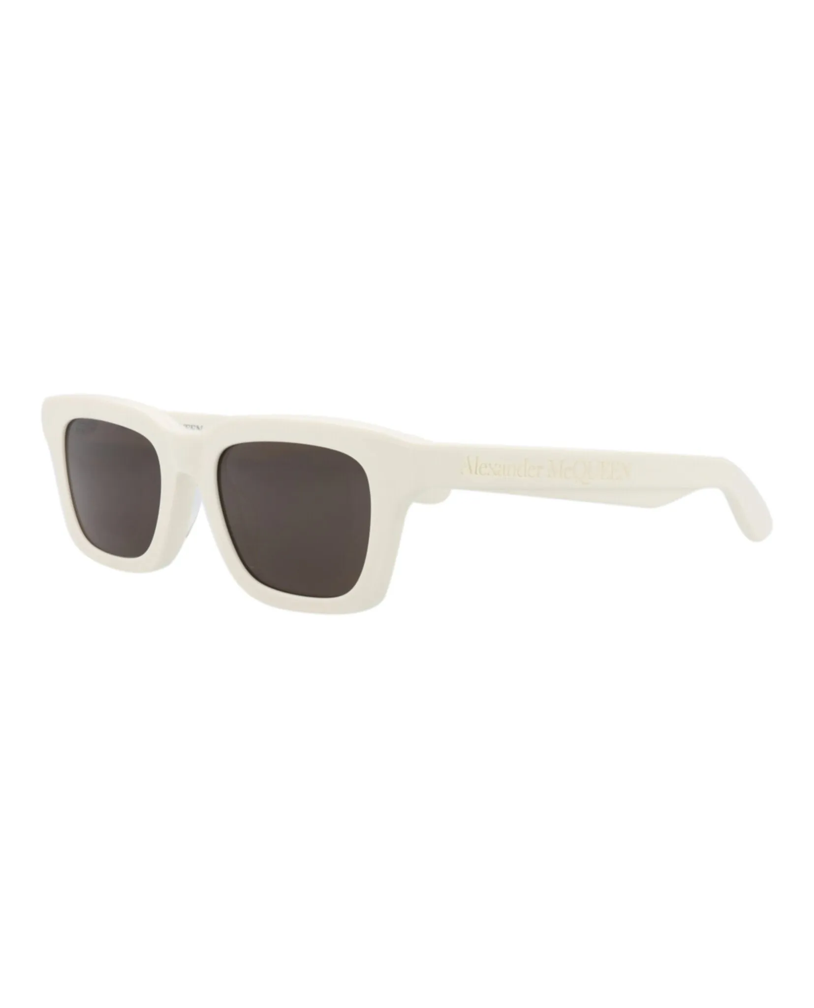 Alexander McQueen AM 0392S 30014333 005 Square Plastic White Sunglasses with Grey Lens sold by Gaffos product image thumbnail 2