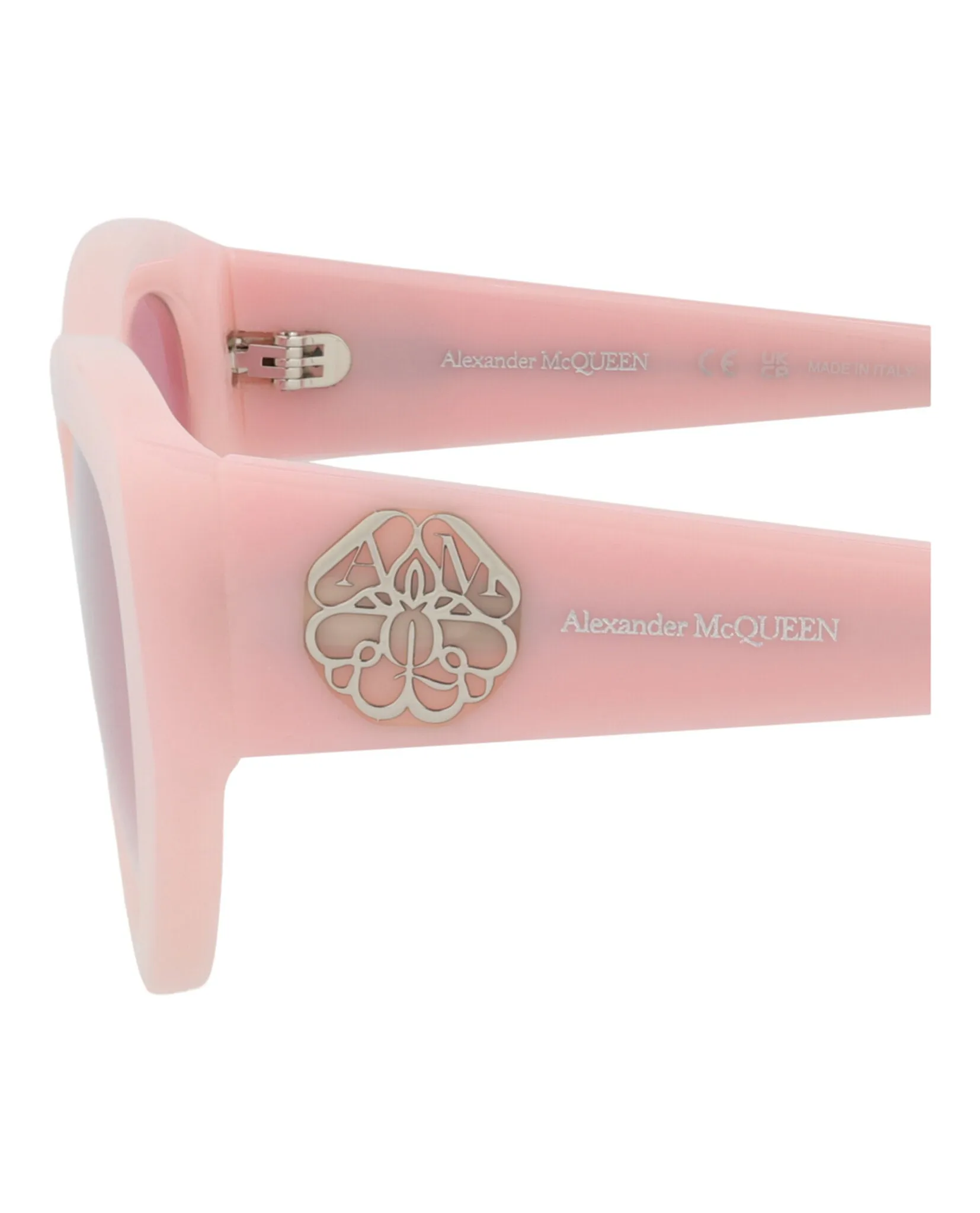 Alexander McQueen AM 0377S 30013626 003 Cat-Eye Plastic Pink Sunglasses with Pink Lens sold by Gaffos product image thumbnail 4