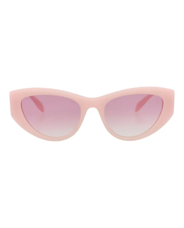 Alexander McQueen AM 0377S 30013626 003 Cat-Eye Plastic Pink Sunglasses with Pink Lens sold by Gaffos