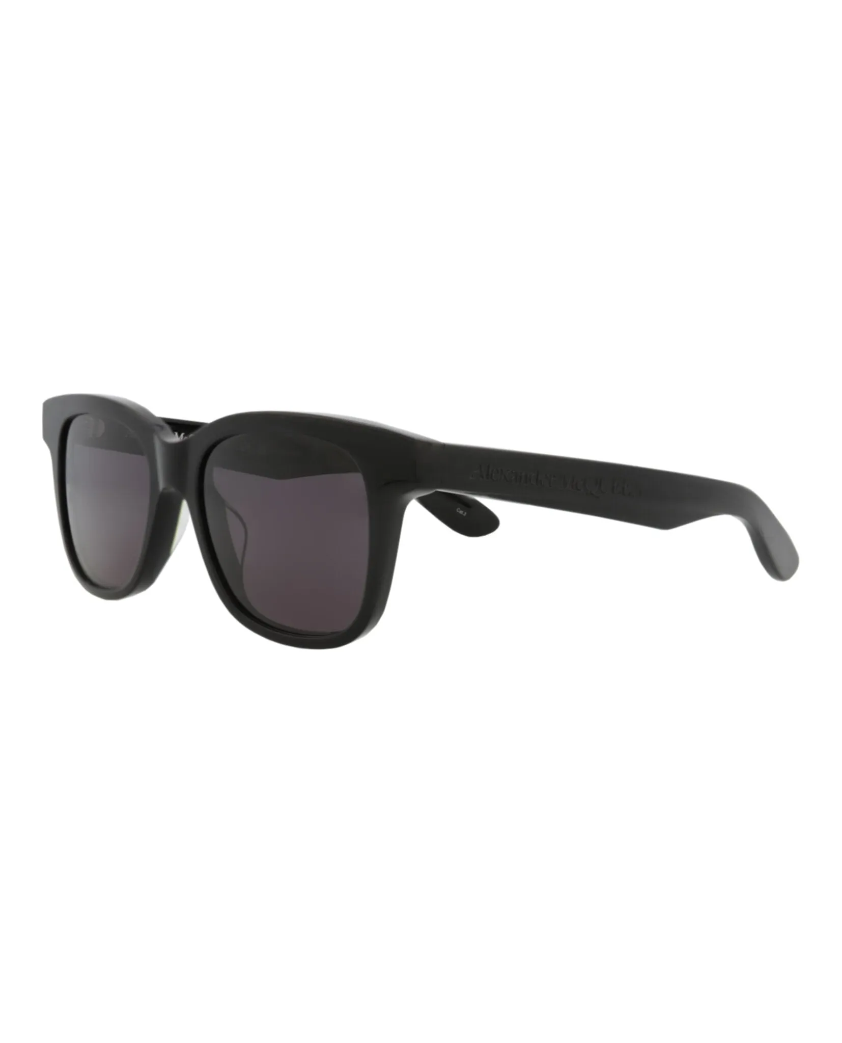 Alexander McQueen AM 0382S 30013620 005 Square Plastic Black Sunglasses with Grey Lens sold by Gaffos product image thumbnail 2