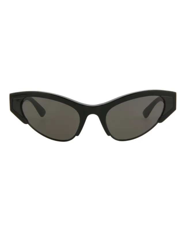 Bottega Veneta BV 1102S 30011036 001 Cat-Eye Plastic Black Sunglasses with Grey Lens sold by Gaffos